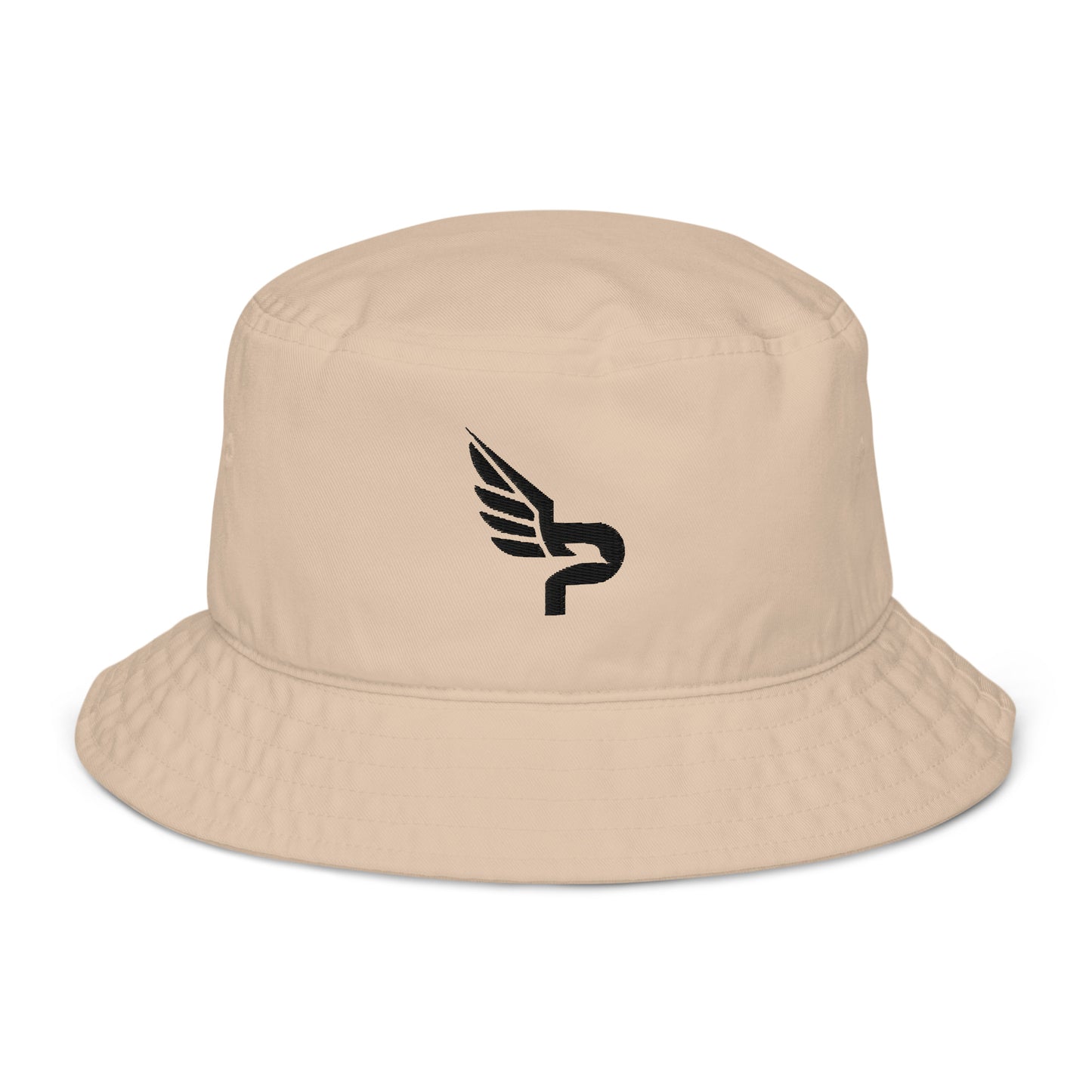 PWRF Brand Logo Organic bucket hat