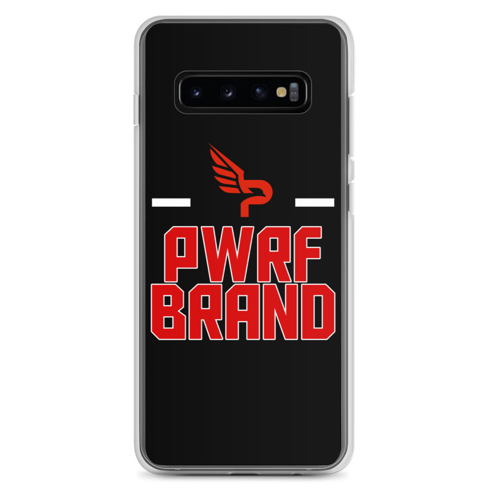 PWRF Brand Black & Red Samsung Case