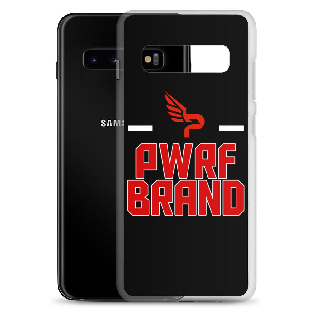 PWRF Brand Black & Red Samsung Case