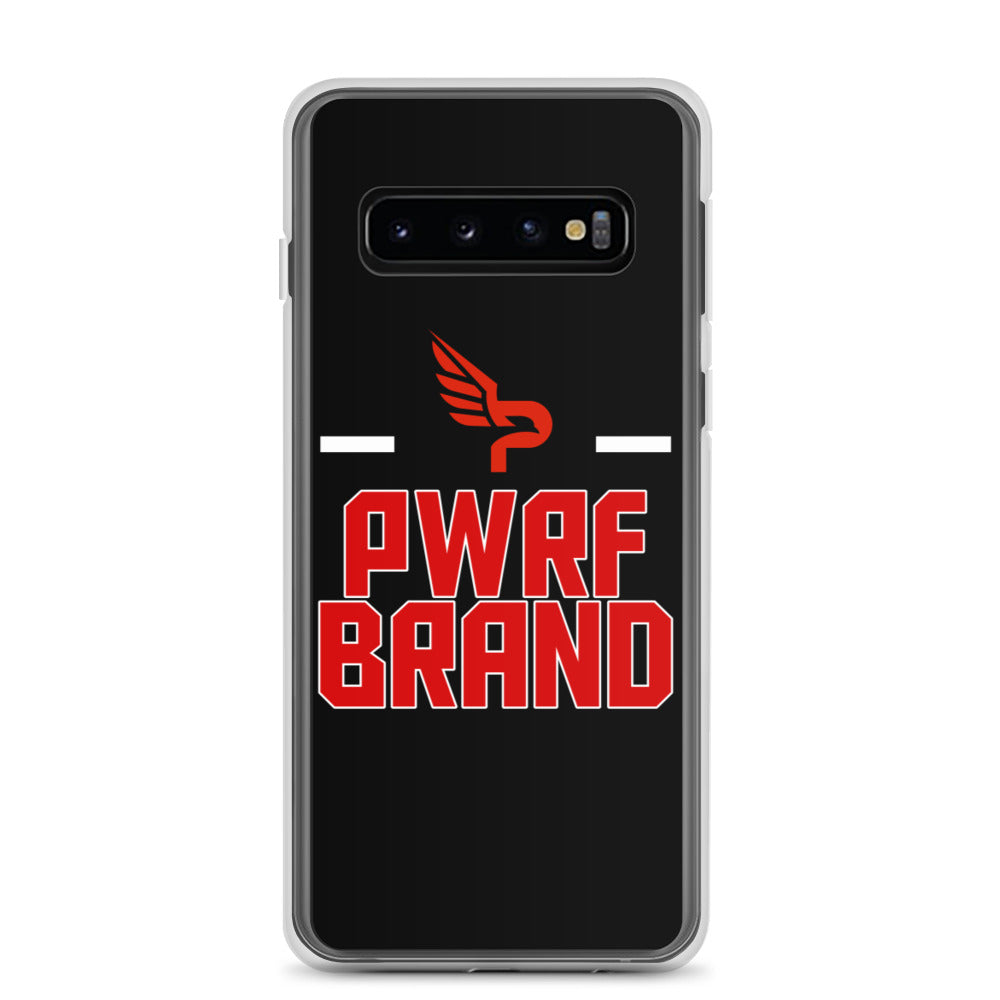 PWRF Brand Black & Red Samsung Case