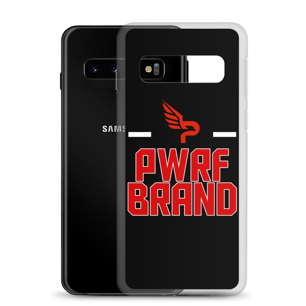 PWRF Brand Black & Red Samsung Case