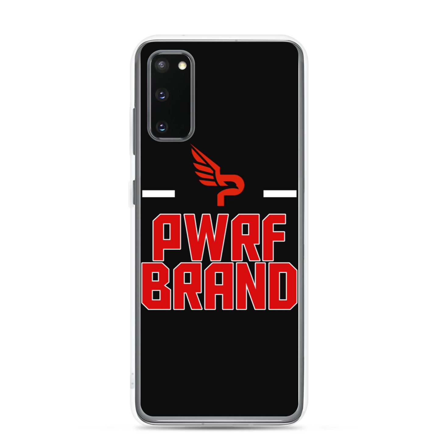 PWRF Brand Black & Red Samsung Case