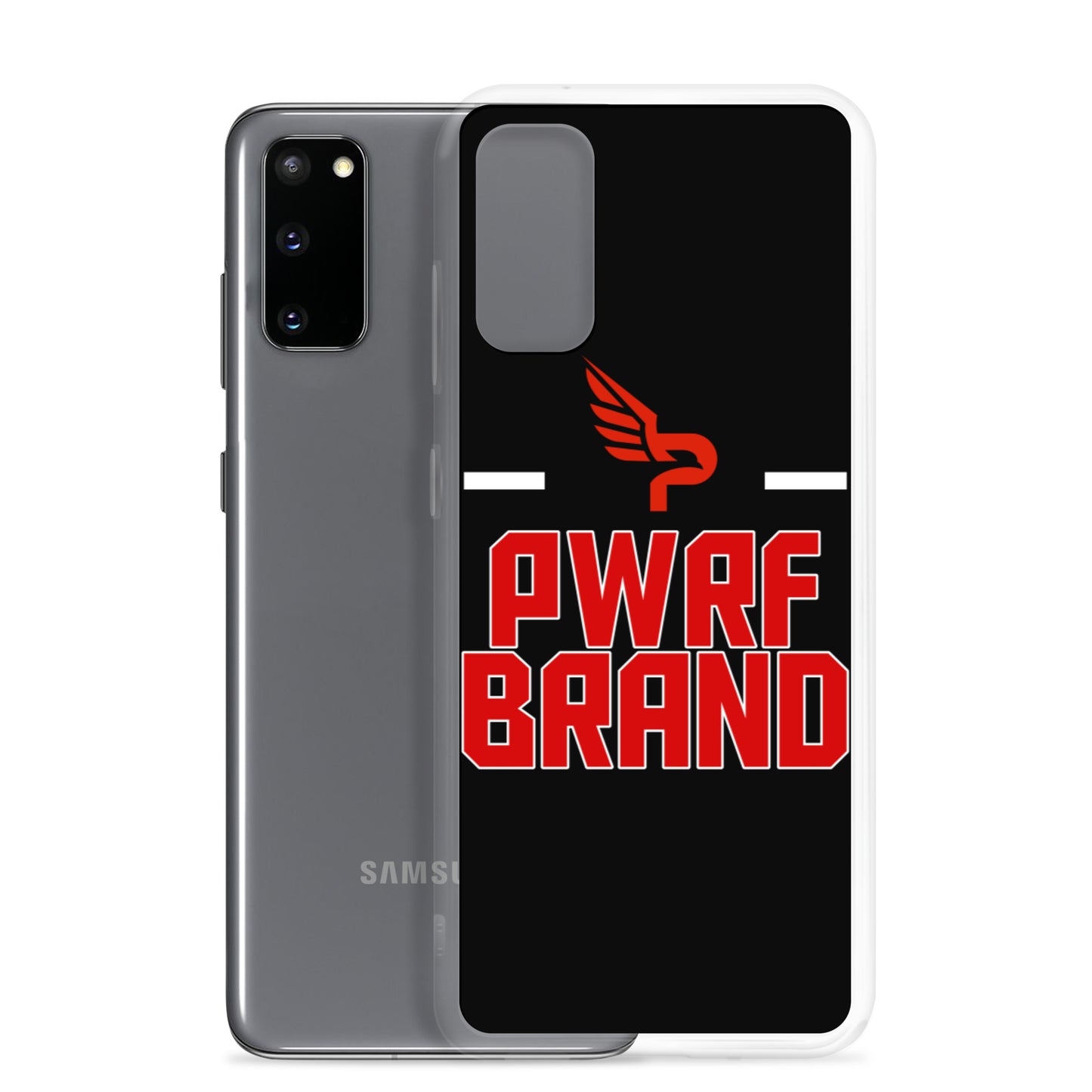 PWRF Brand Black & Red Samsung Case