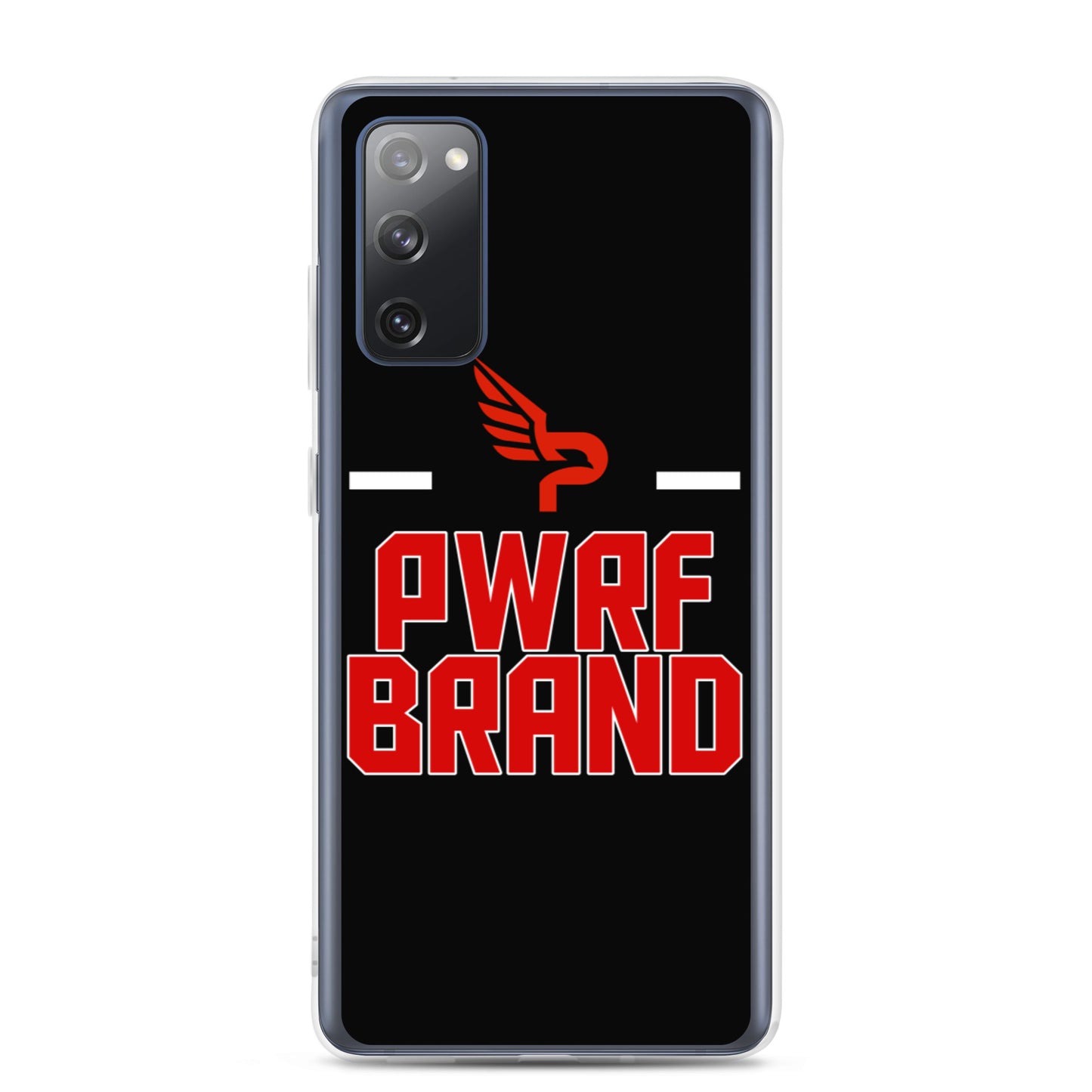 PWRF Brand Black & Red Samsung Case