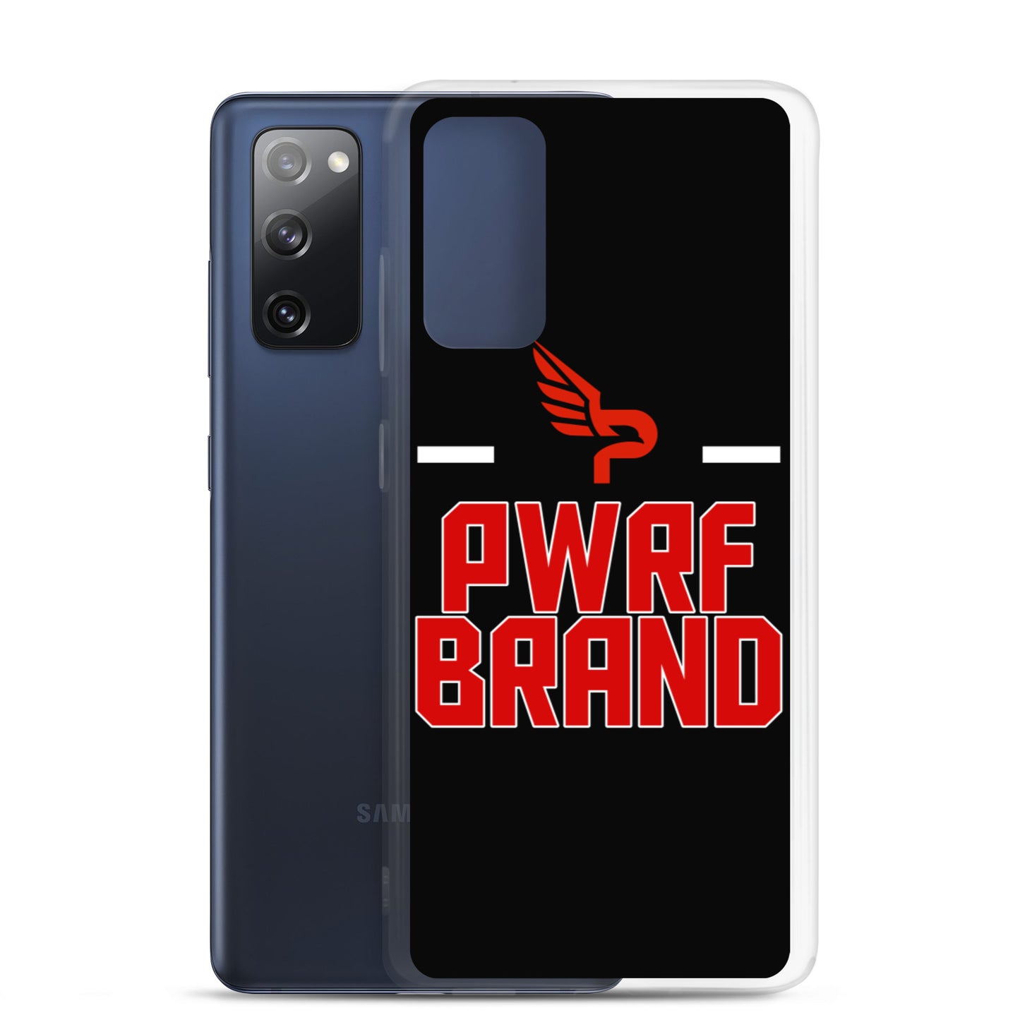 PWRF Brand Black & Red Samsung Case