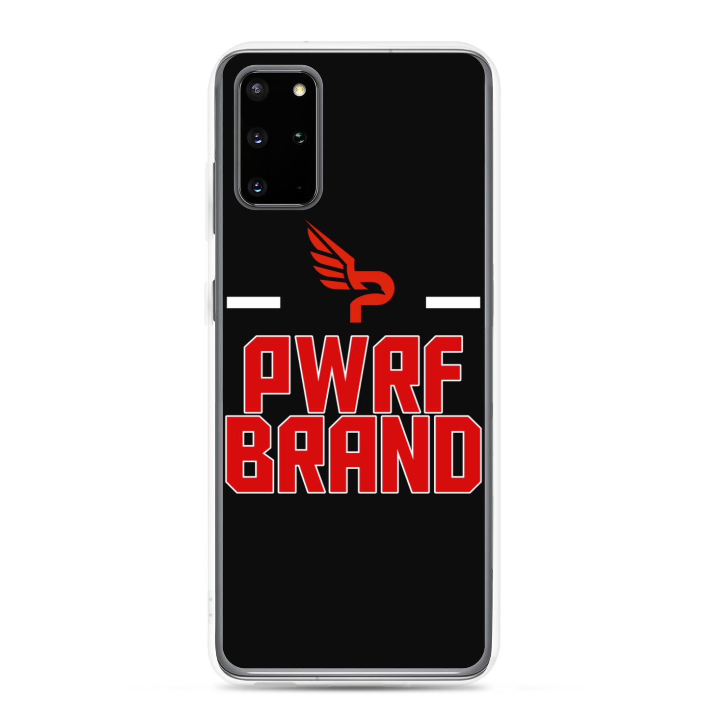 PWRF Brand Black & Red Samsung Case