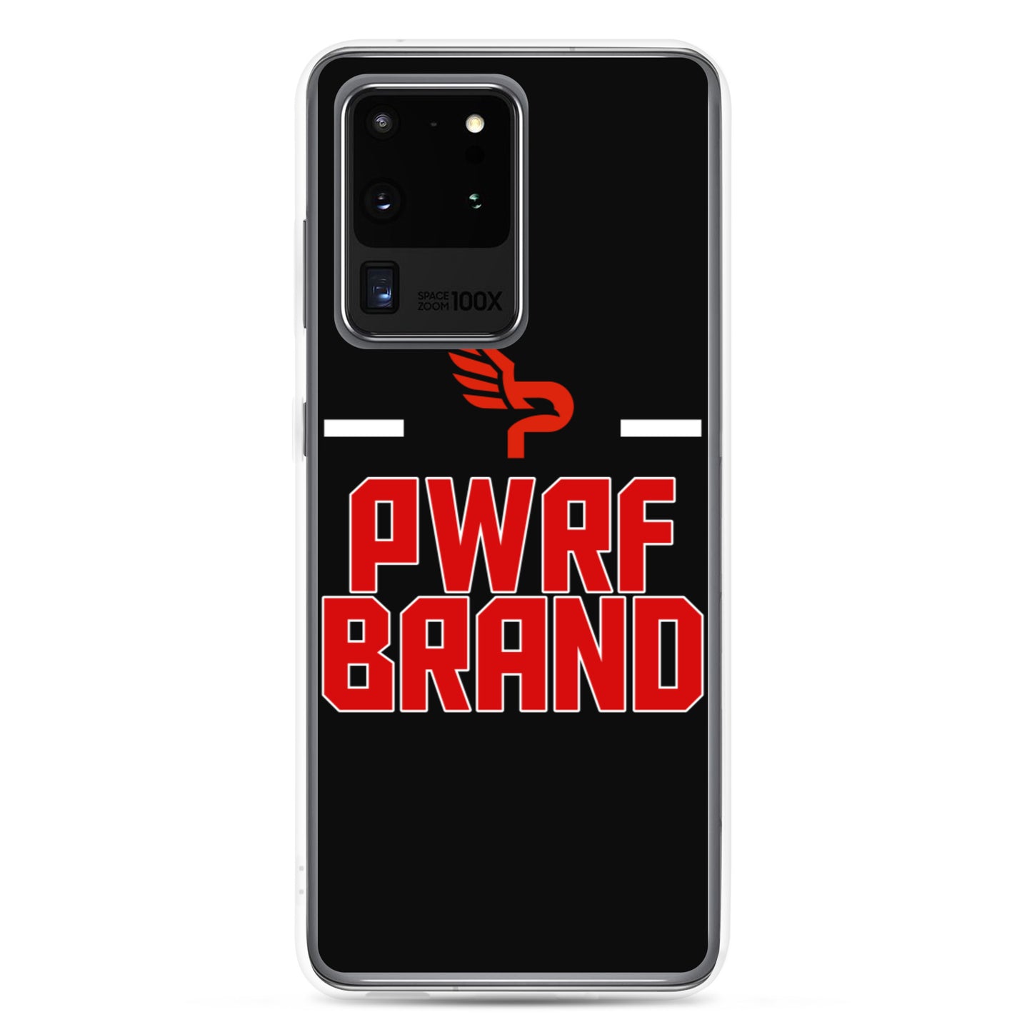 PWRF Brand Black & Red Samsung Case