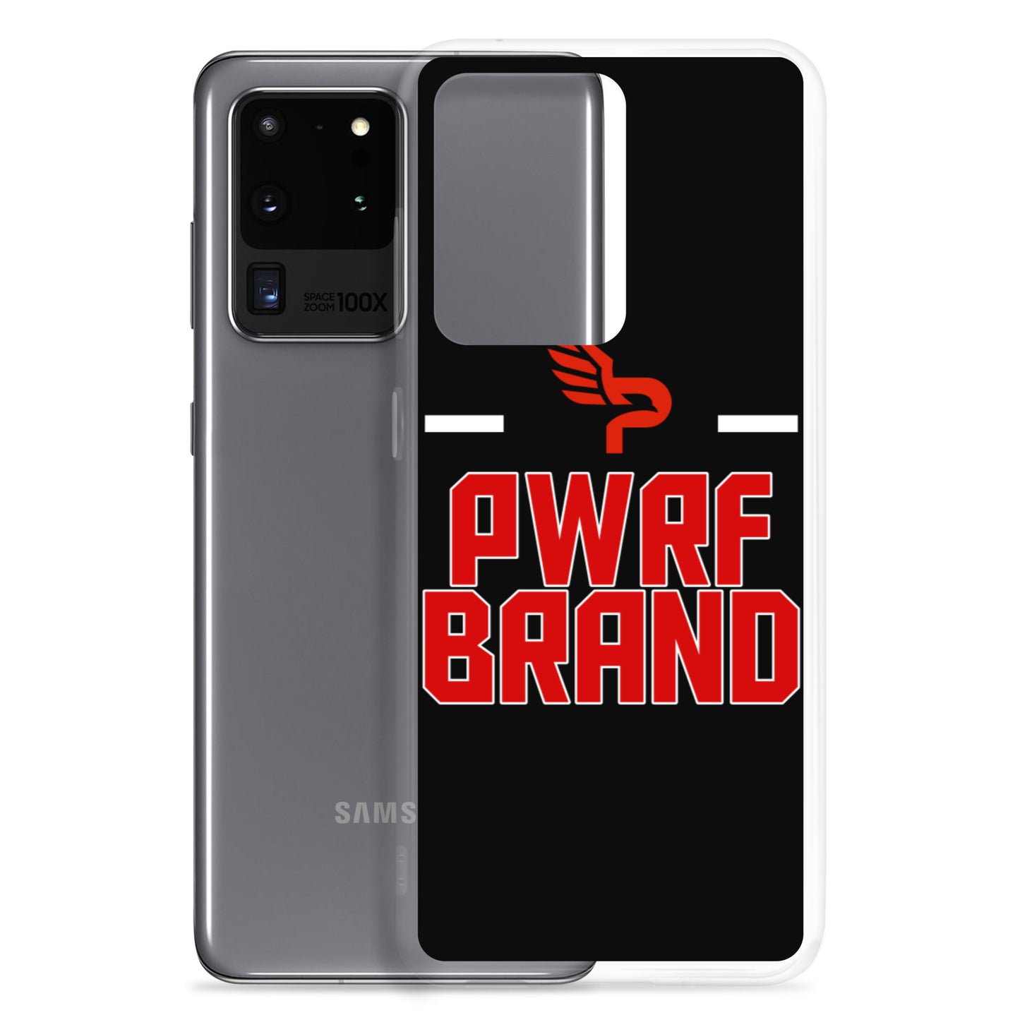 PWRF Brand Black & Red Samsung Case