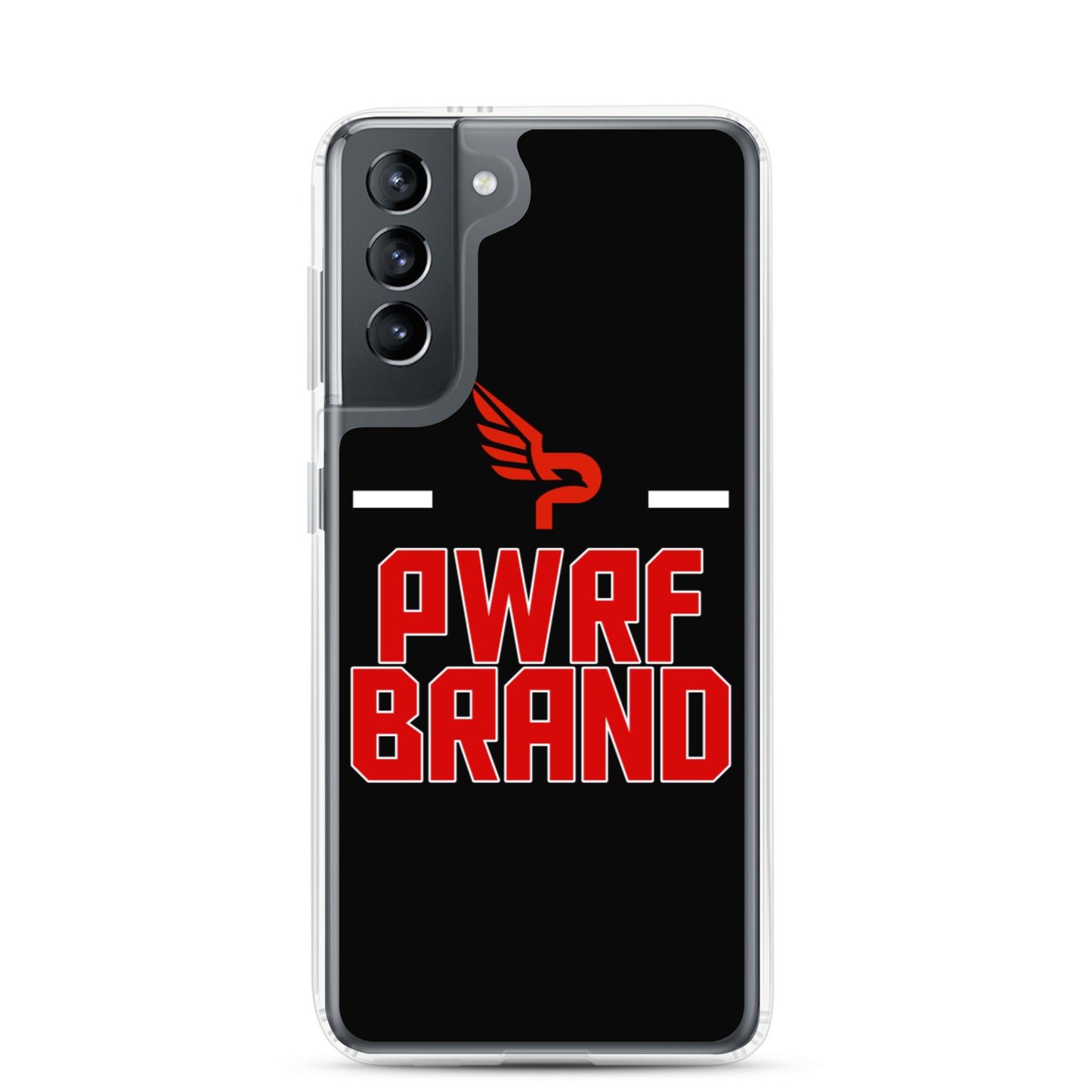 PWRF Brand Black & Red Samsung Case