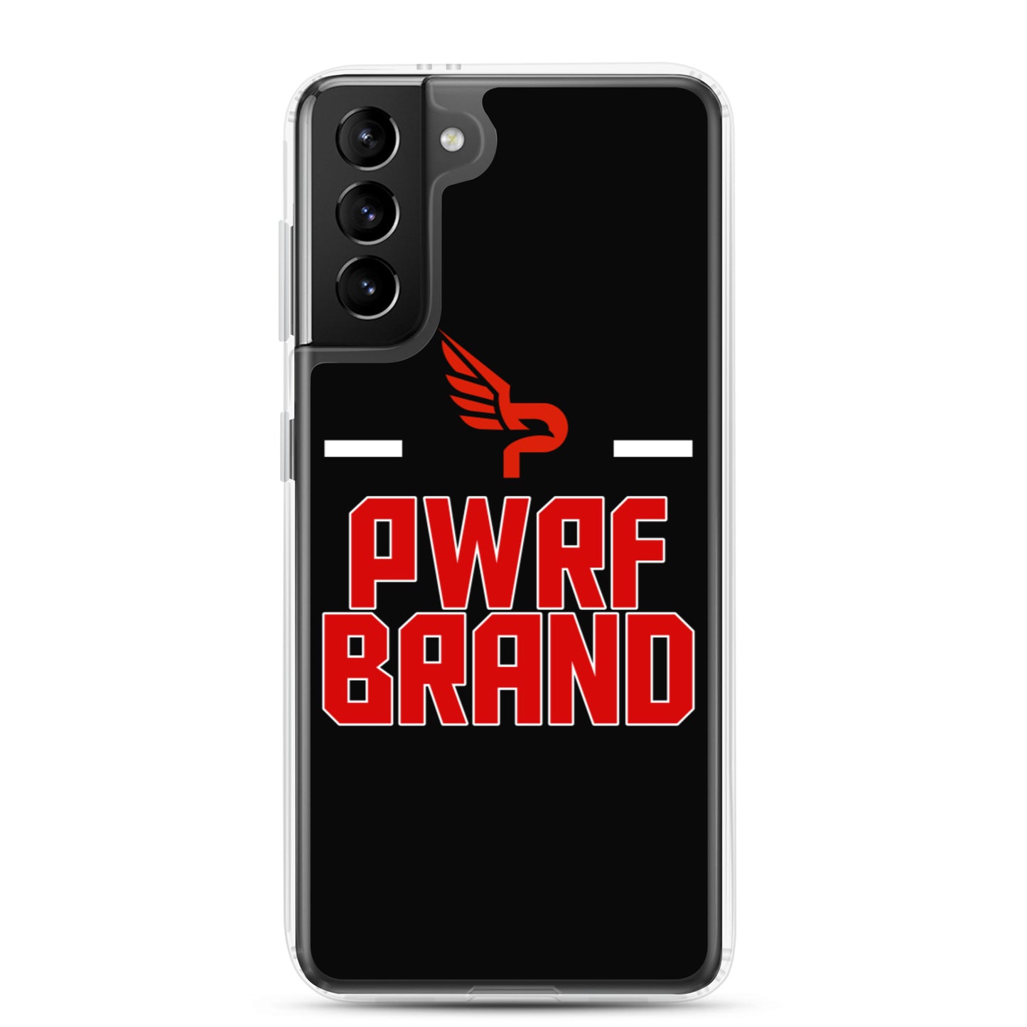 PWRF Brand Black & Red Samsung Case