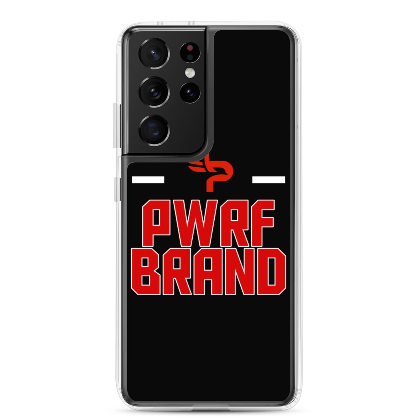 PWRF Brand Black & Red Samsung Case