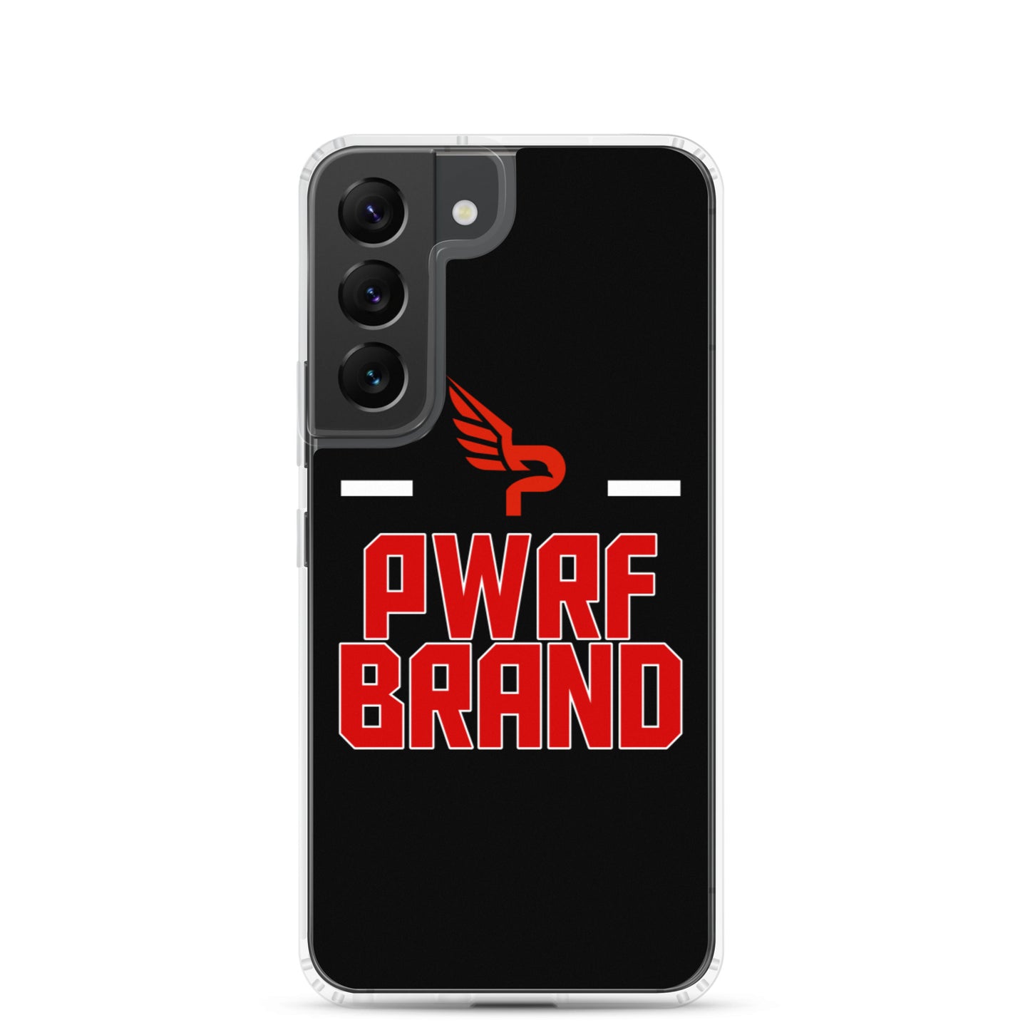 PWRF Brand Black & Red Samsung Case