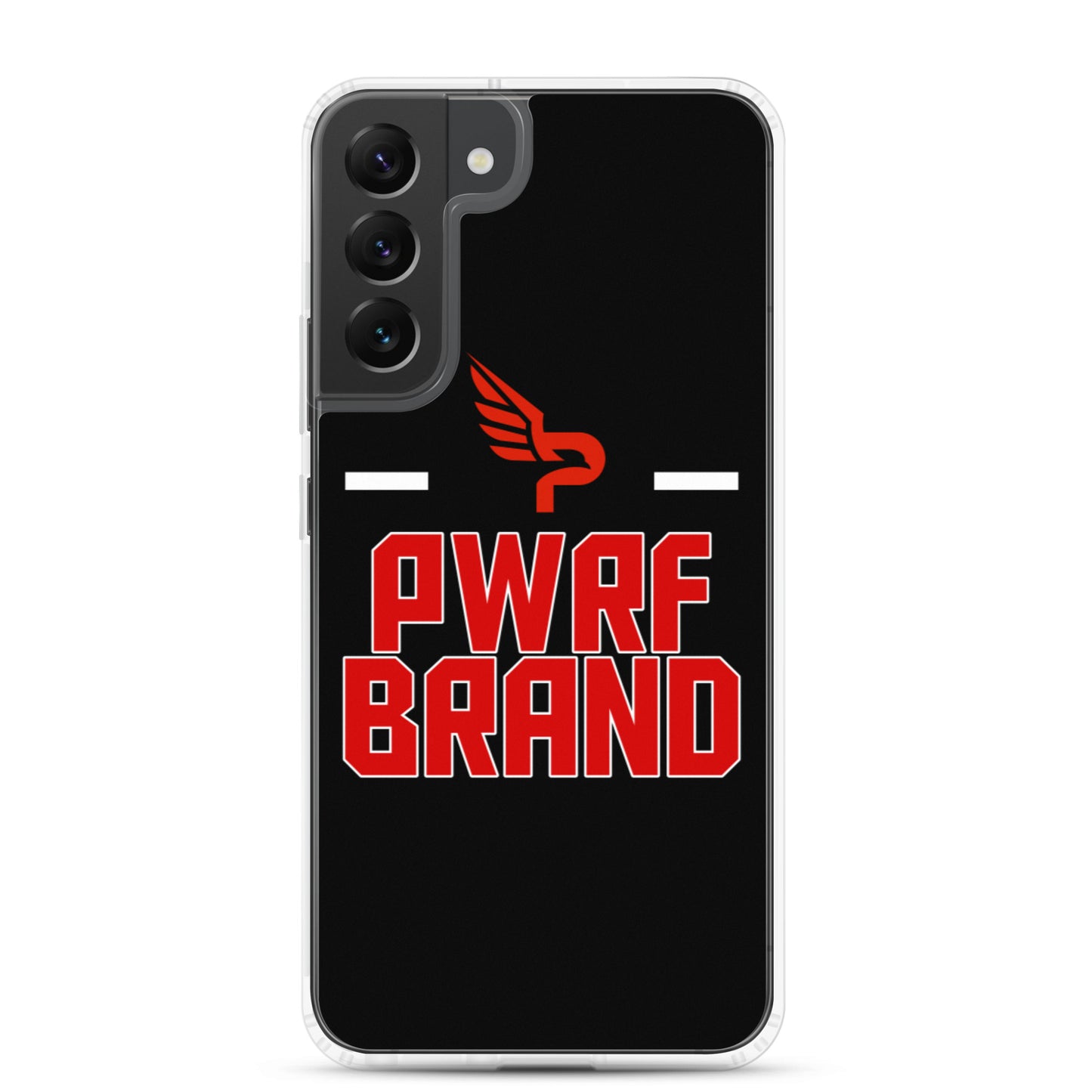 PWRF Brand Black & Red Samsung Case