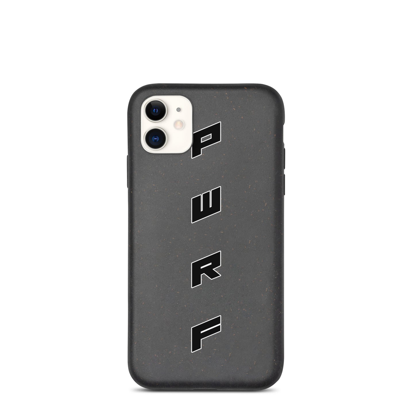 PWRF Vertical Speckled iPhone case