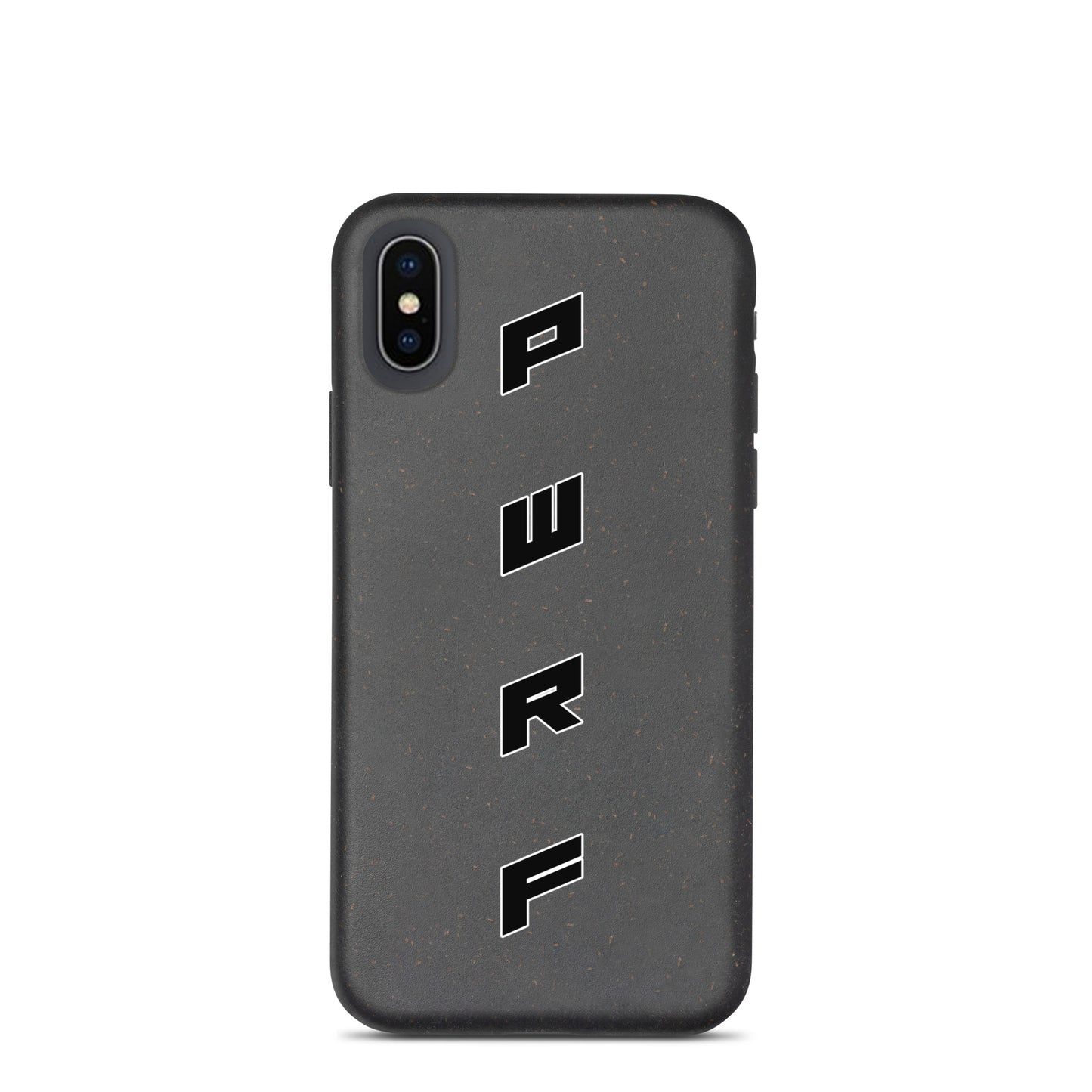 PWRF Vertical Speckled iPhone case