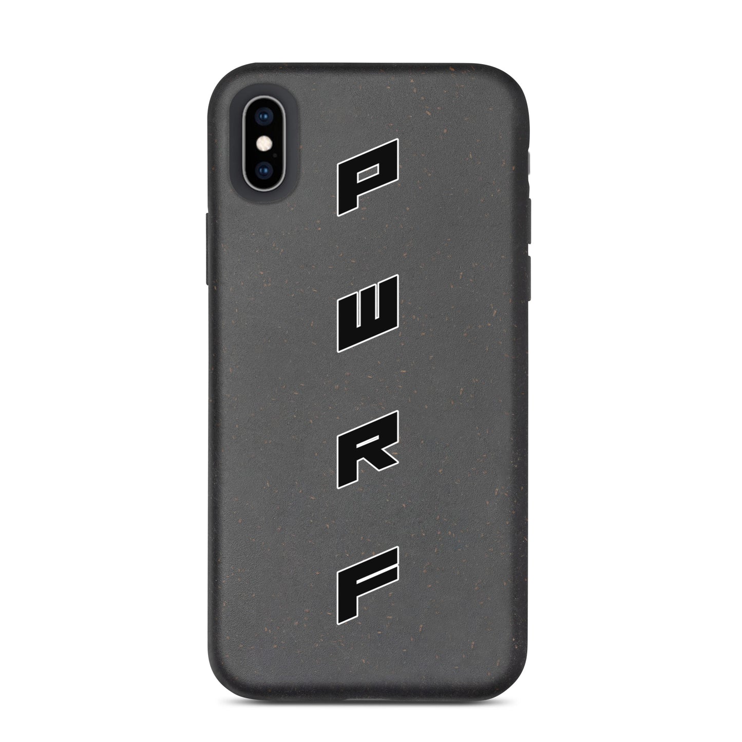 PWRF Vertical Speckled iPhone case