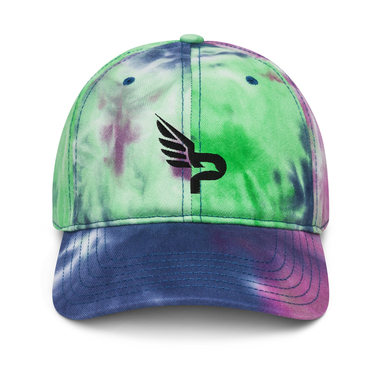 PWRF Brand Logo Tie Dye Hat