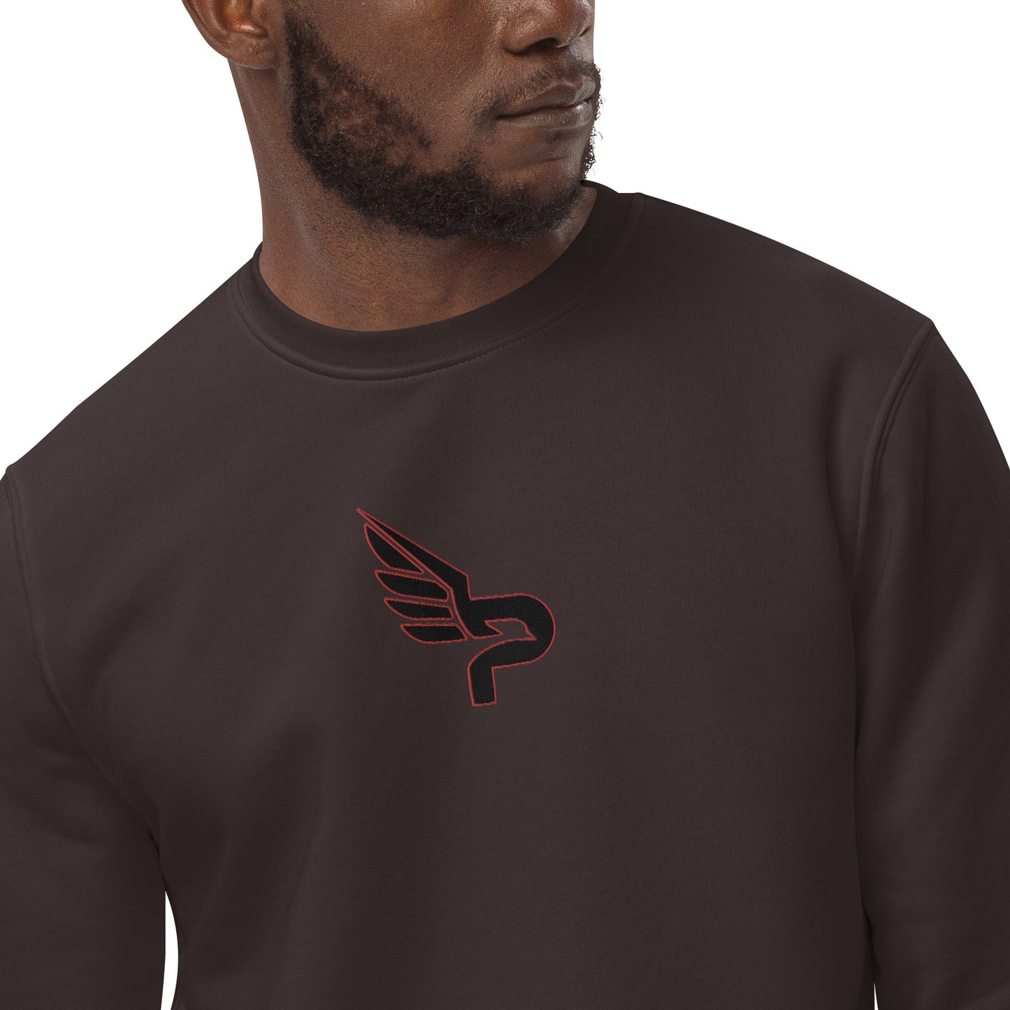 Men's PWRF Brand Logo Red Edge Unisex Eco Sweatshirt