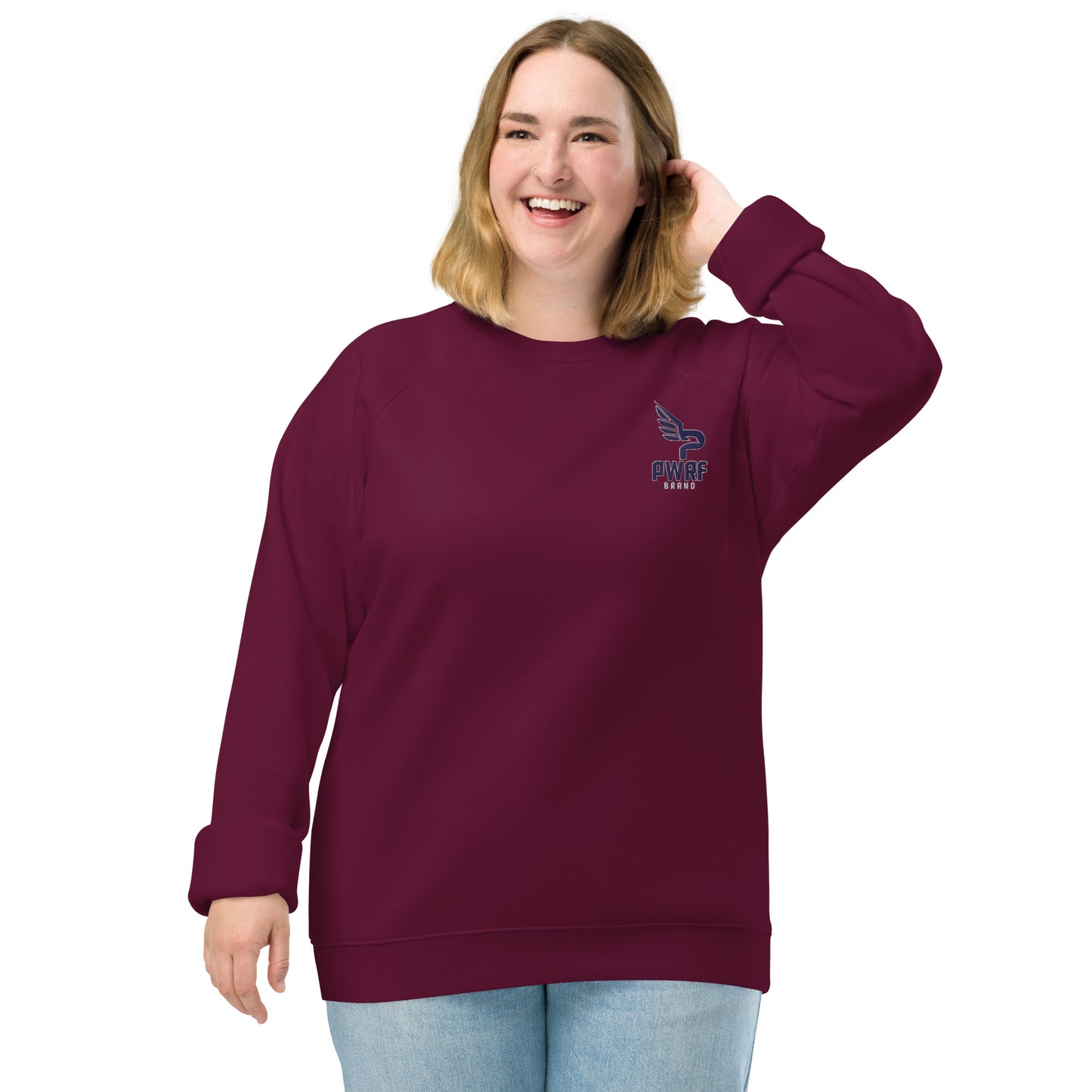 Women's Unisex Organic Raglan Sweatshirt