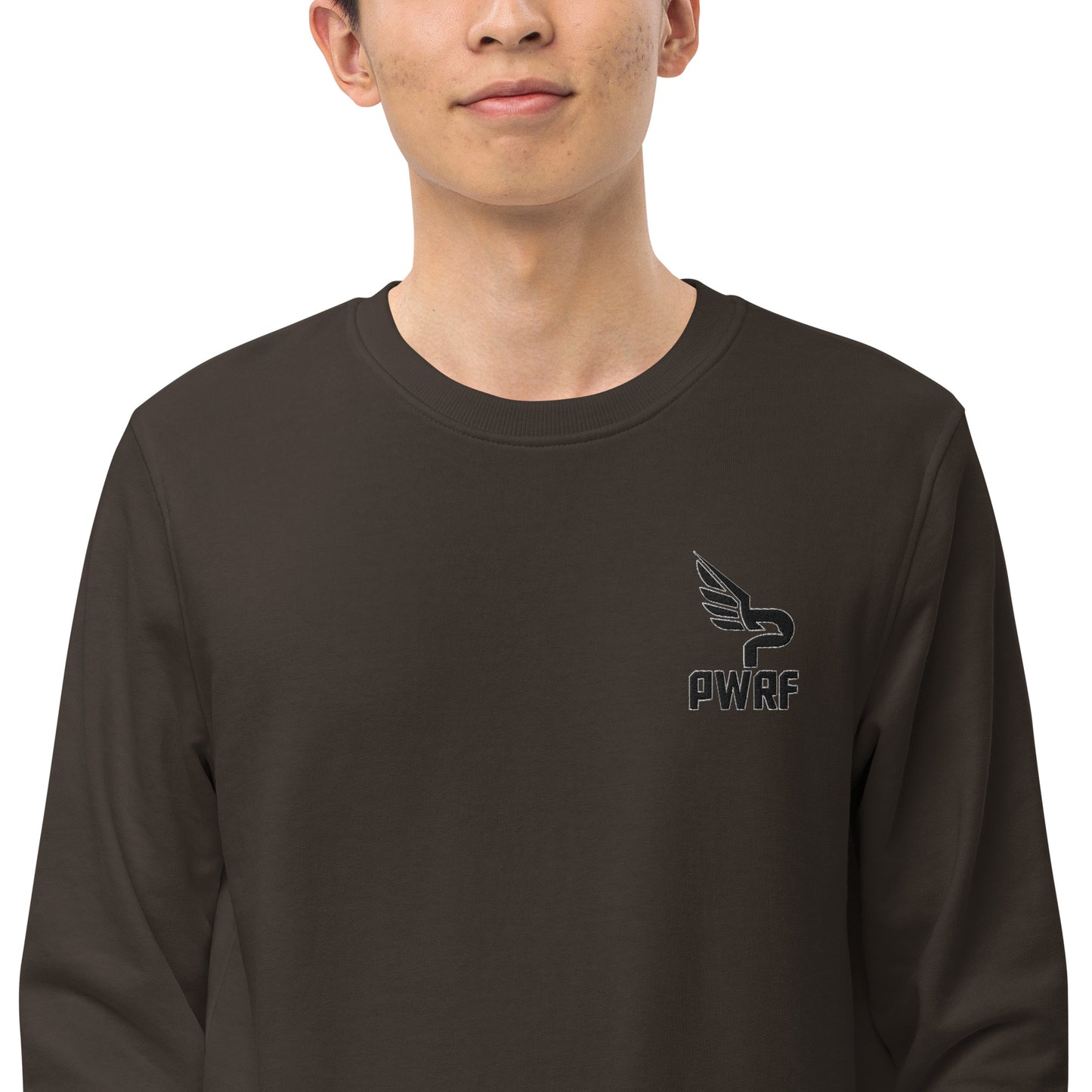 Men's PWRF Brand Embroidered Unisex Organic Sweatshirt