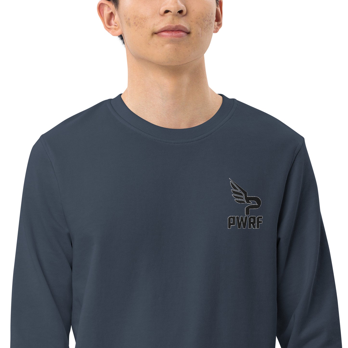 Men's PWRF Brand Embroidered Unisex Organic Sweatshirt