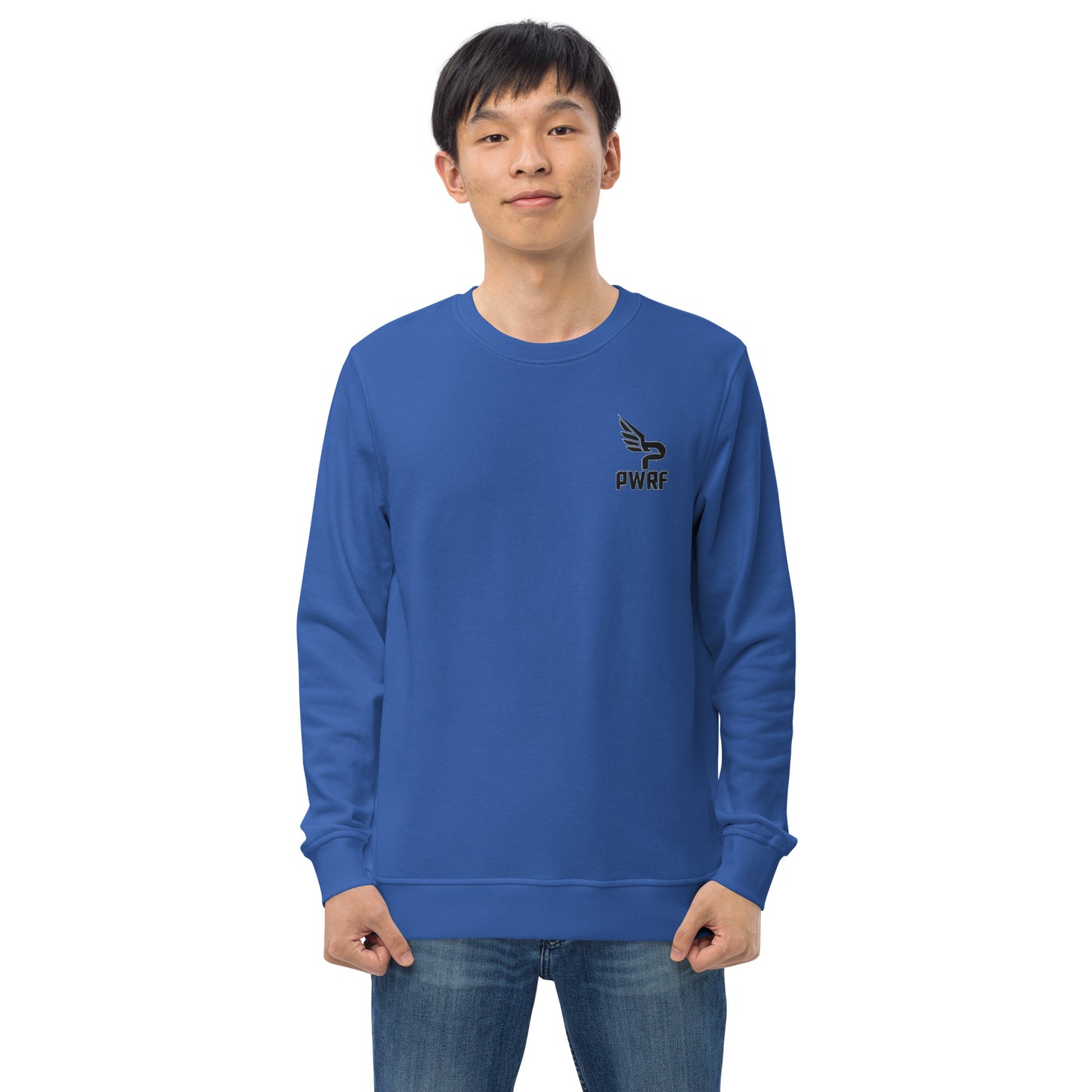 Men's PWRF Brand Embroidered Unisex Organic Sweatshirt