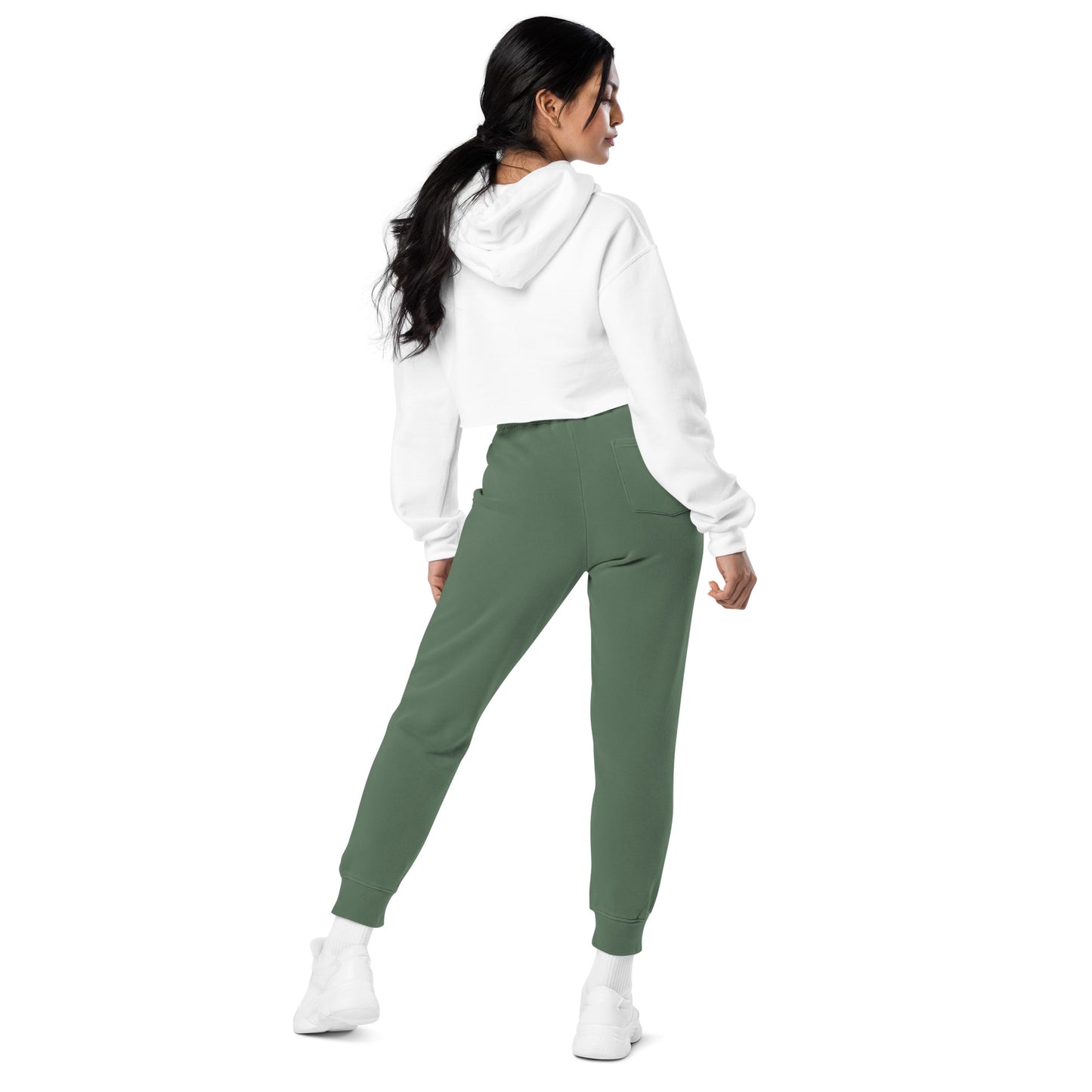 Women's PWRF Brand Logo Unisex Pigment-Dyed Sweatpants