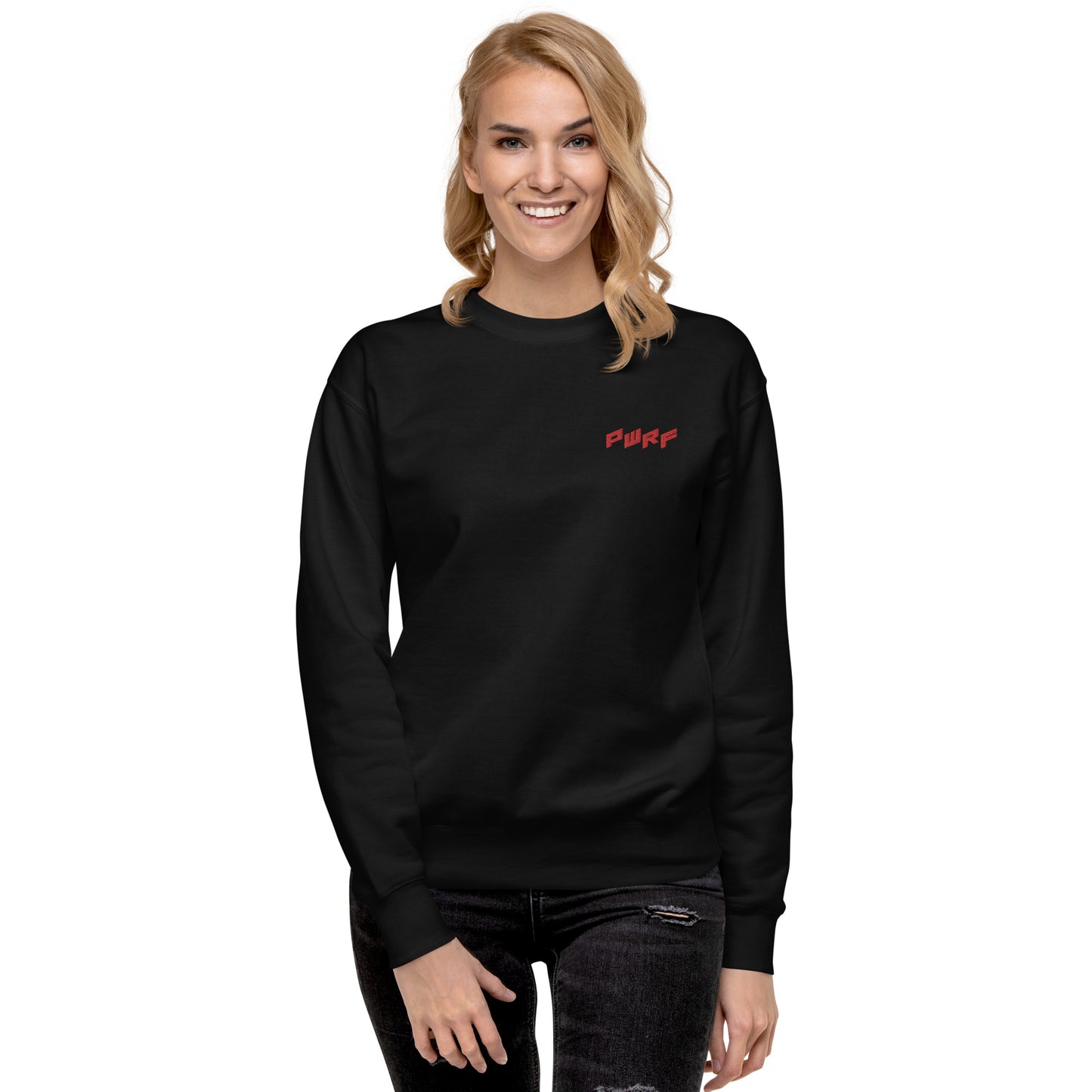 Women's PWRF Red Unisex Premium Sweatshirt