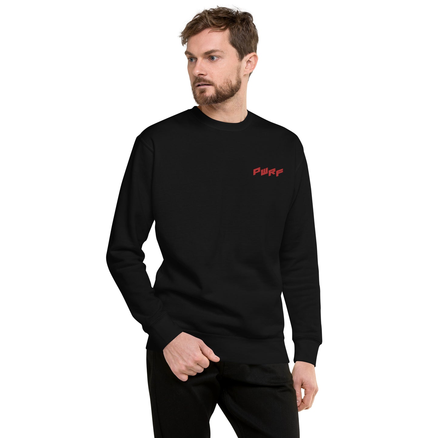 Men's PWRF Red Unisex Premium Sweatshirt