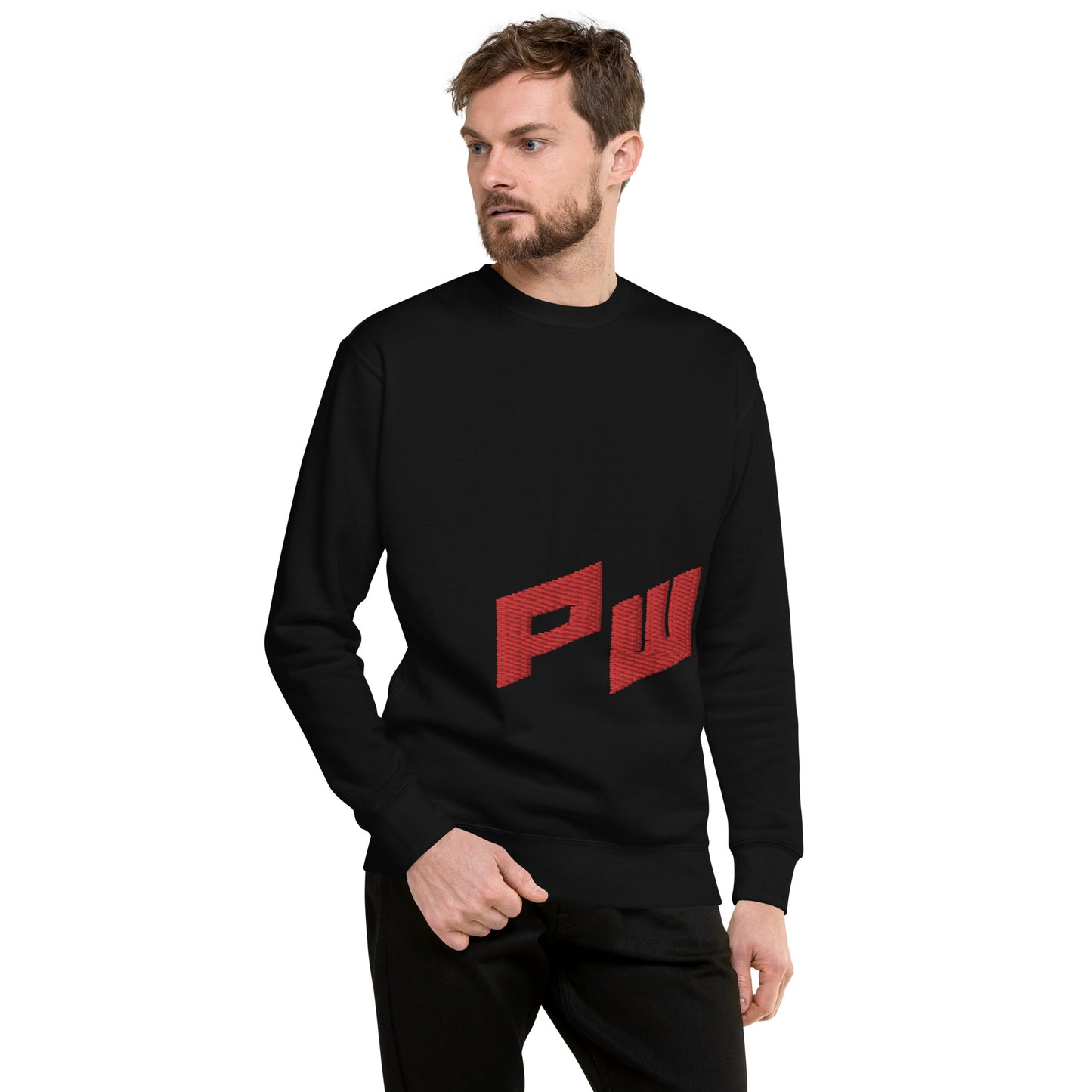 Men's PWRF Red Unisex Premium Sweatshirt