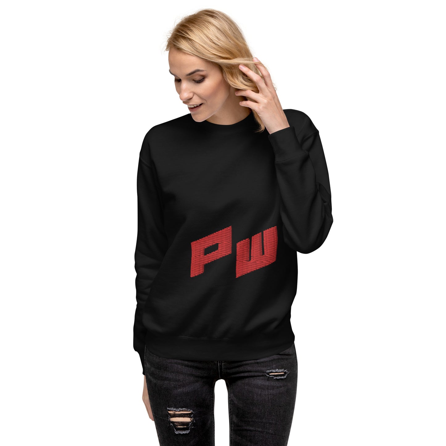 Women's PWRF Red Unisex Premium Sweatshirt