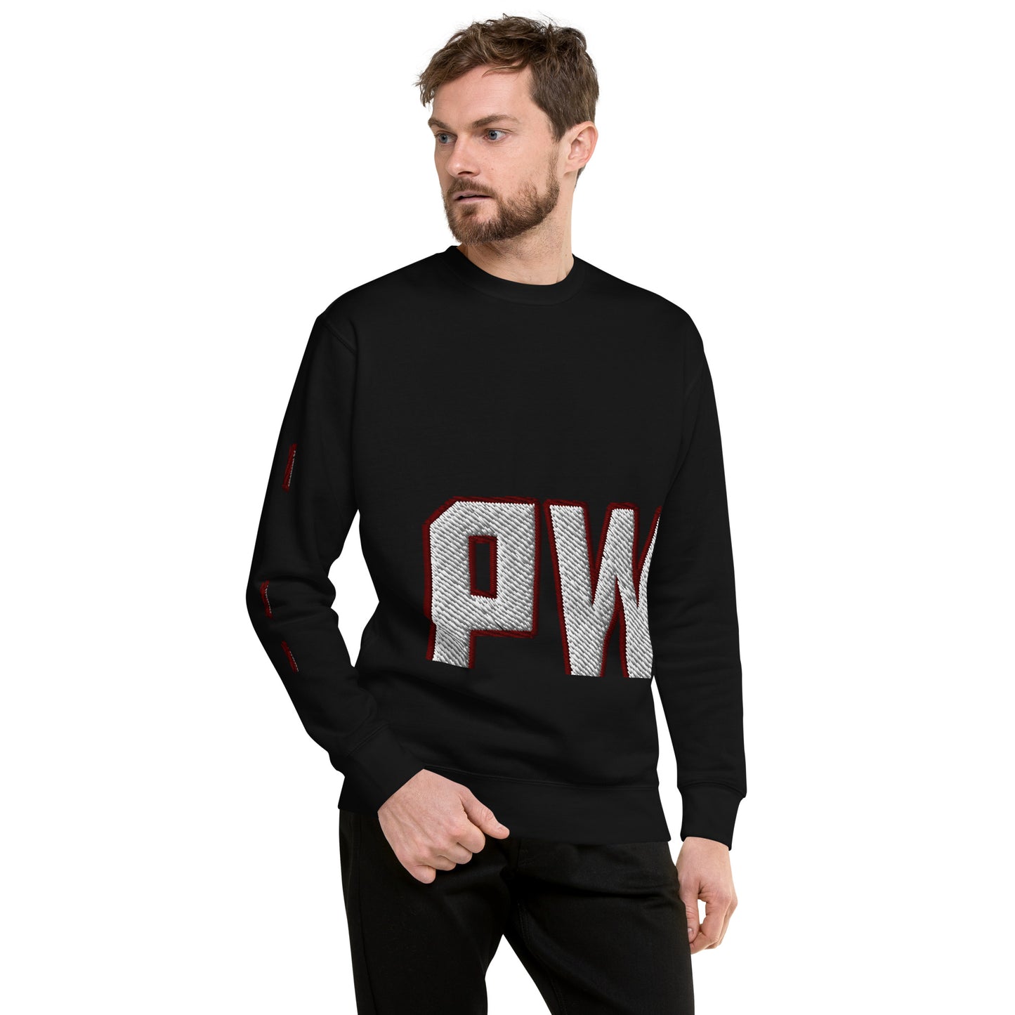 Men's PWRF Left Chest Embroidered Unisex Premium Sweatshirt