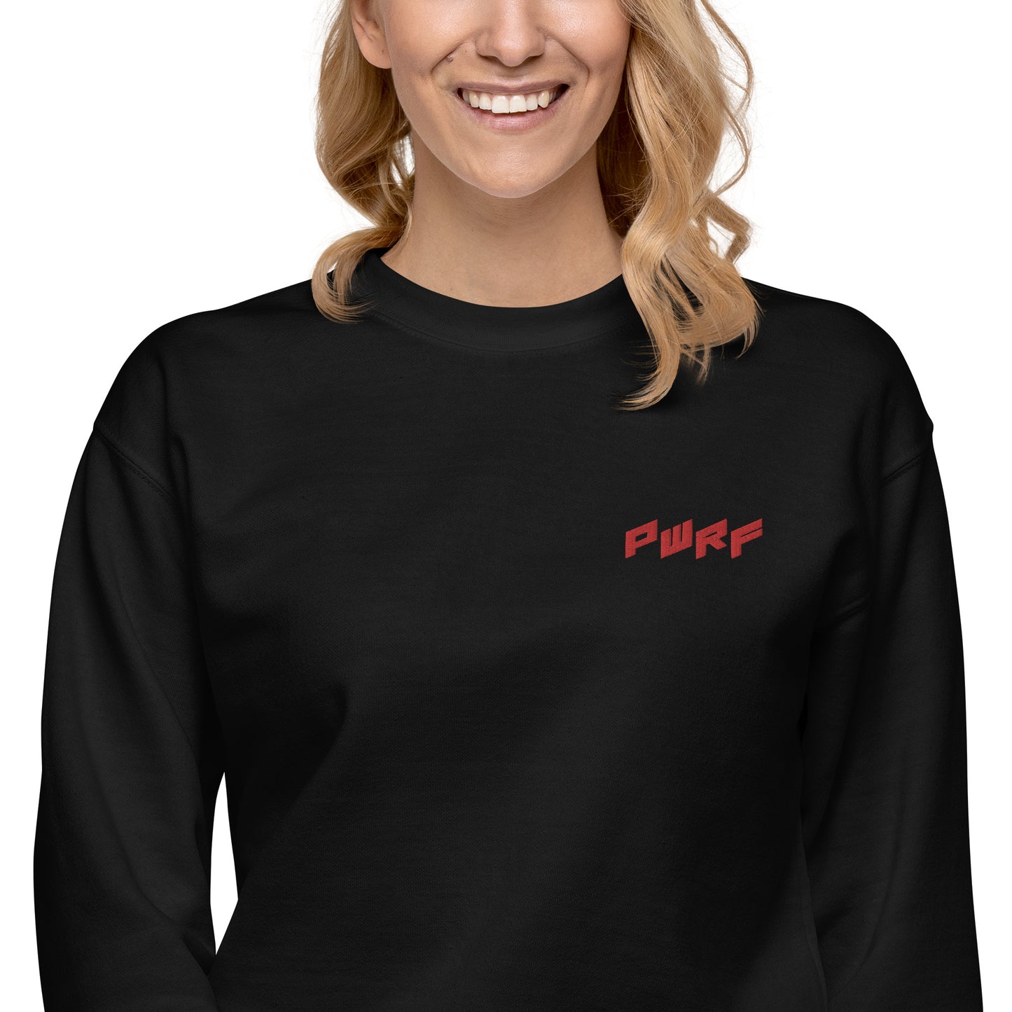 Women's PWRF Red Unisex Premium Sweatshirt