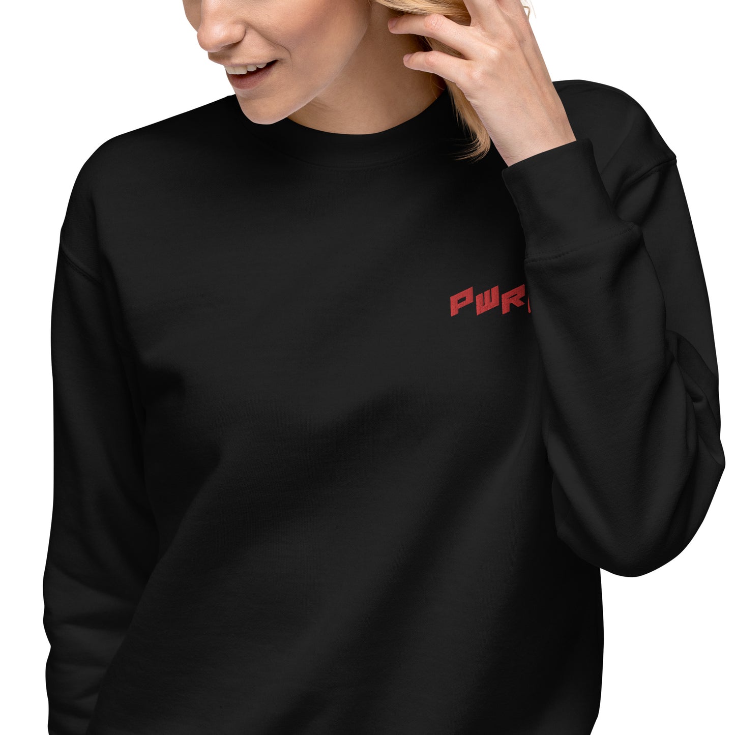 Women's PWRF Red Unisex Premium Sweatshirt