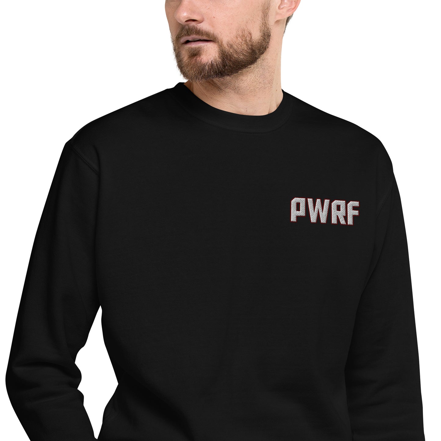 Men's PWRF Left Chest Embroidered Unisex Premium Sweatshirt