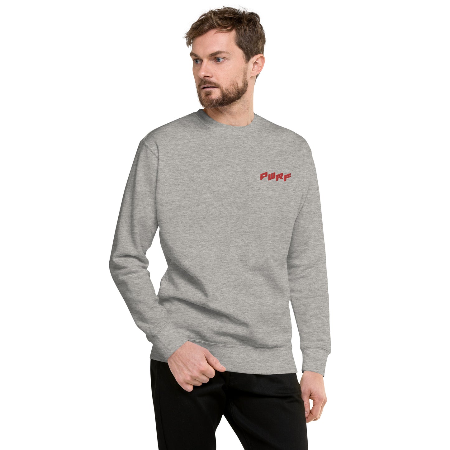 Men's PWRF Red Unisex Premium Sweatshirt