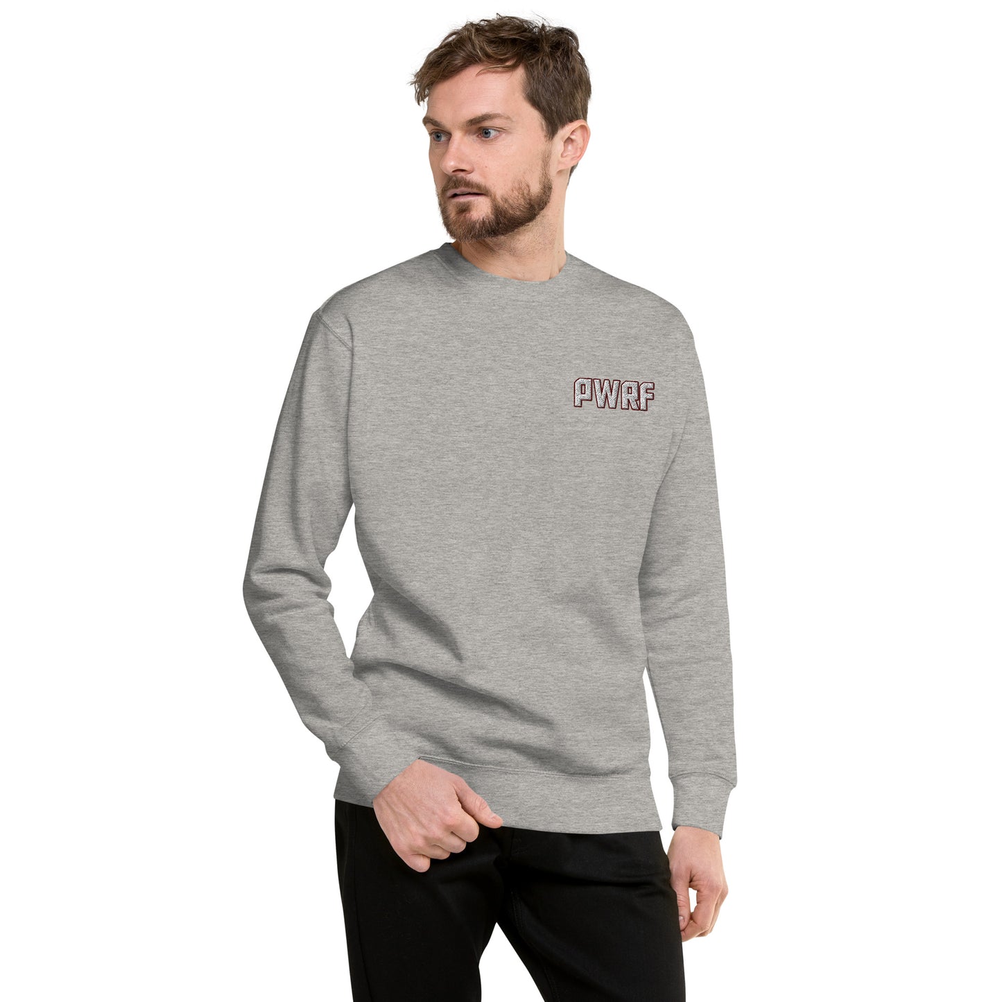 Men's PWRF Left Chest Embroidered Unisex Premium Sweatshirt