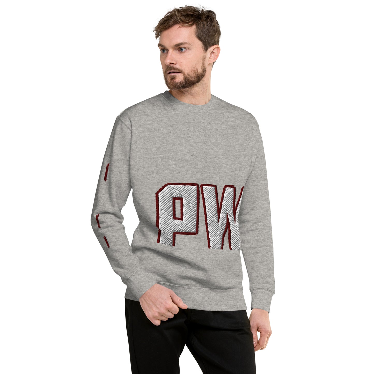 Men's PWRF Left Chest Embroidered Unisex Premium Sweatshirt