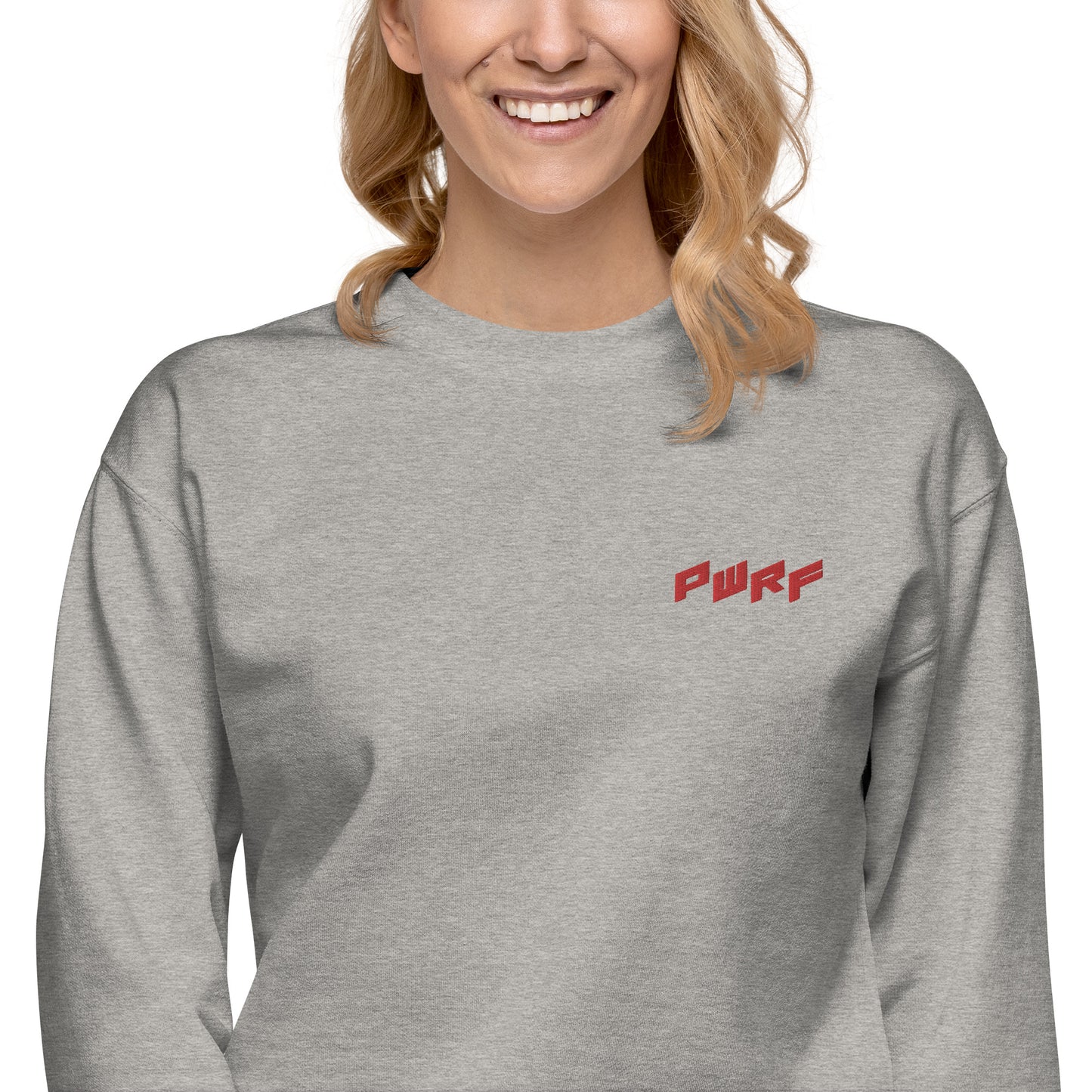 Women's PWRF Red Unisex Premium Sweatshirt