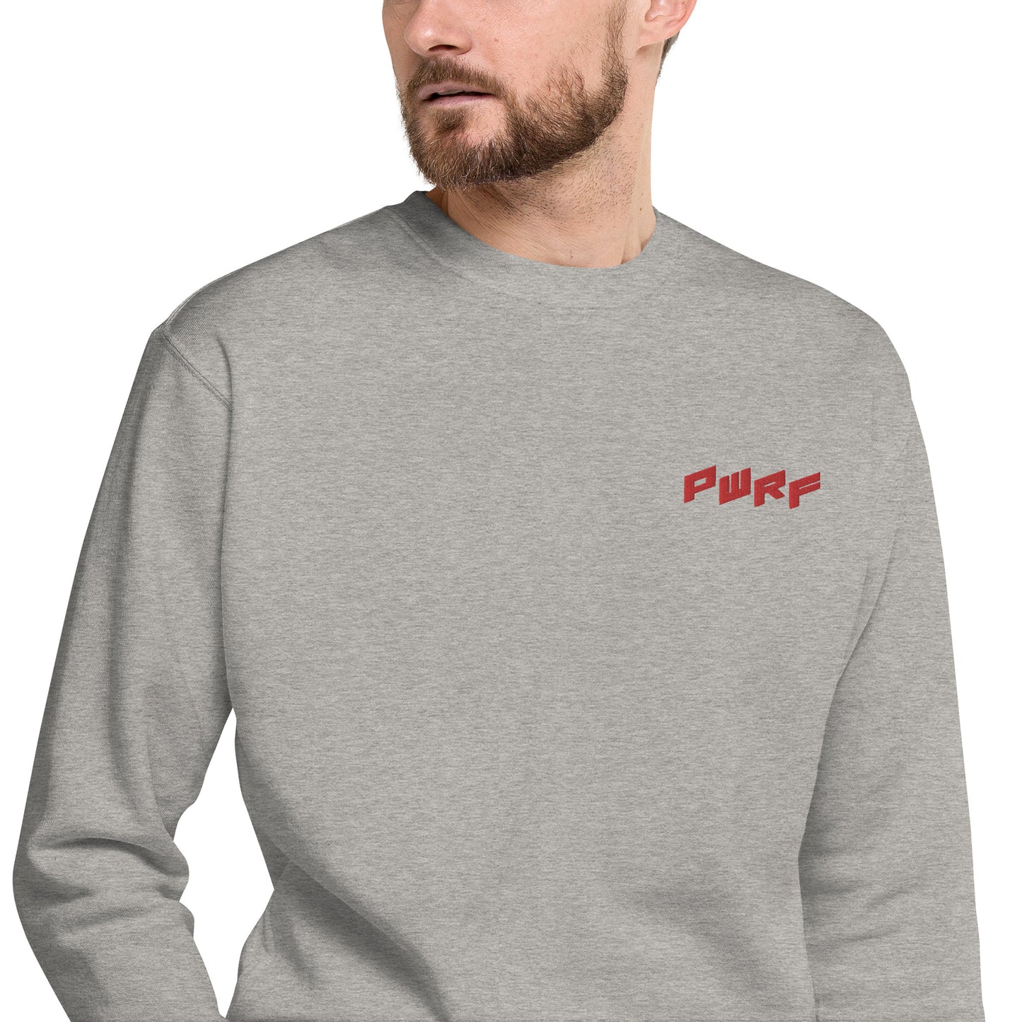 Men's PWRF Red Unisex Premium Sweatshirt