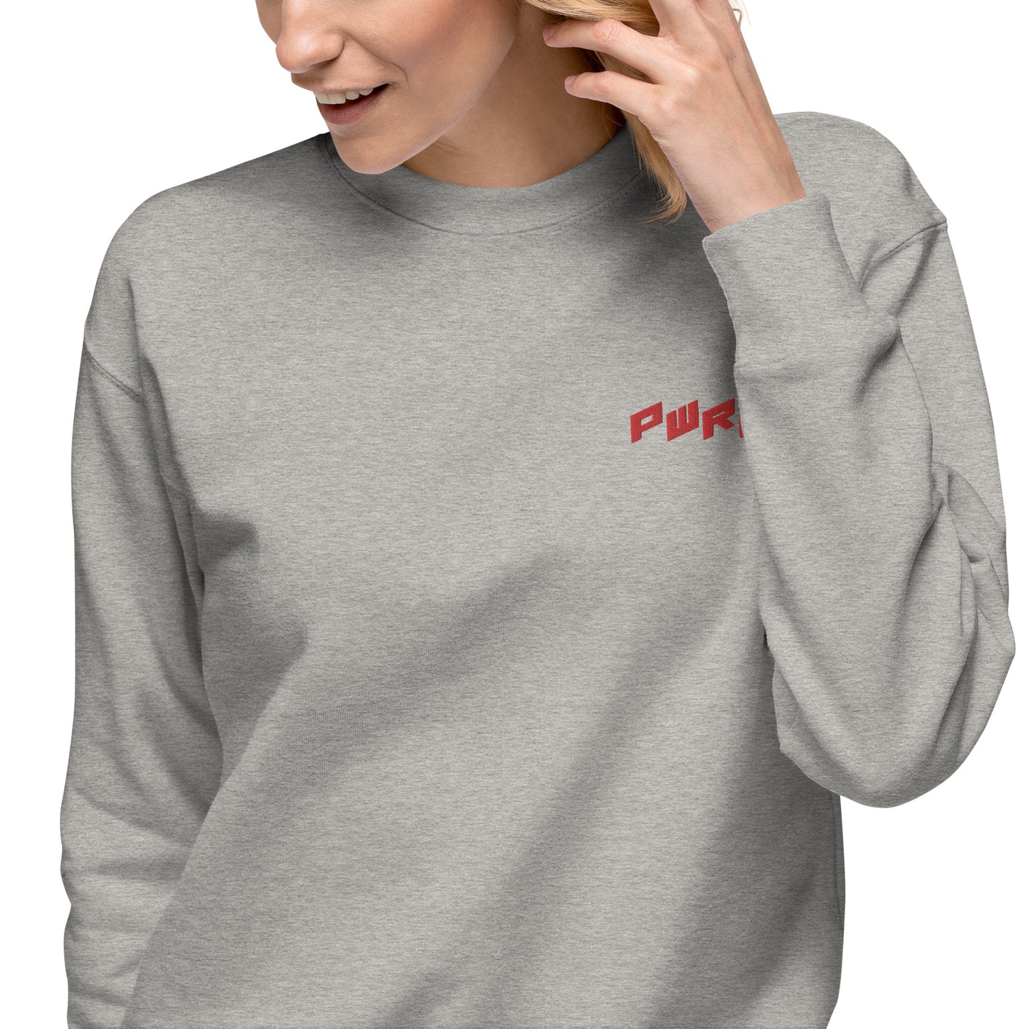 Women's PWRF Red Unisex Premium Sweatshirt