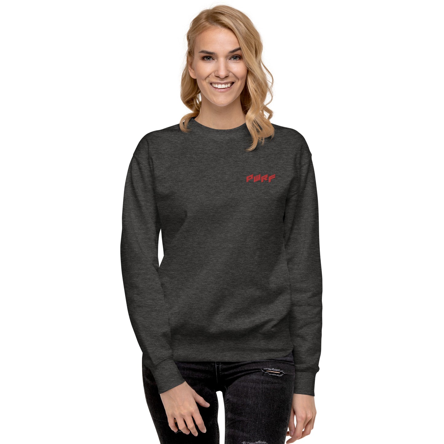 Women's PWRF Red Unisex Premium Sweatshirt