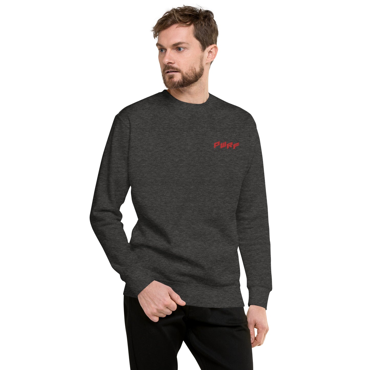 Men's PWRF Red Unisex Premium Sweatshirt