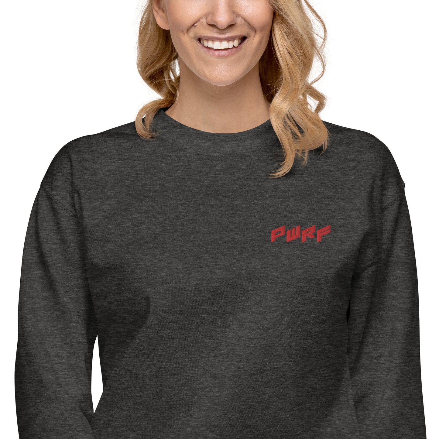 Women's PWRF Red Unisex Premium Sweatshirt