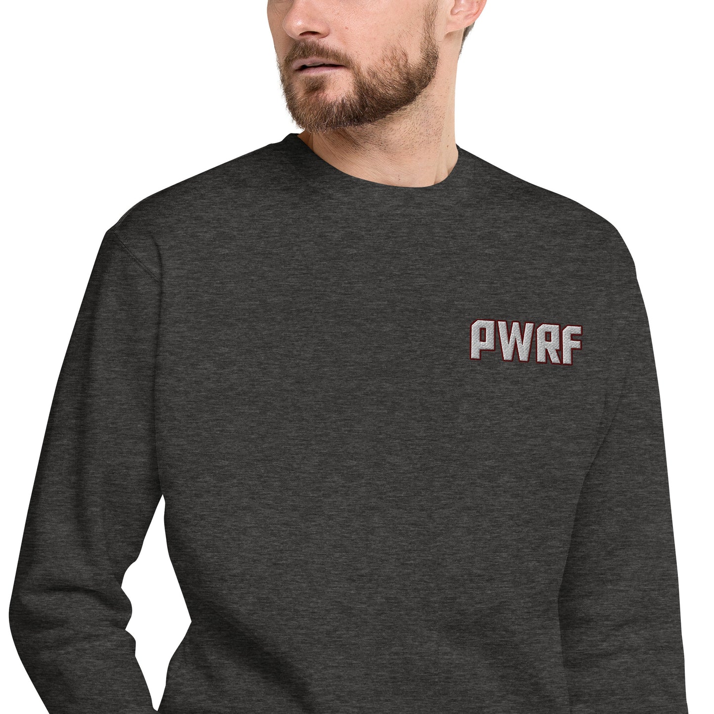 Men's PWRF Left Chest Embroidered Unisex Premium Sweatshirt