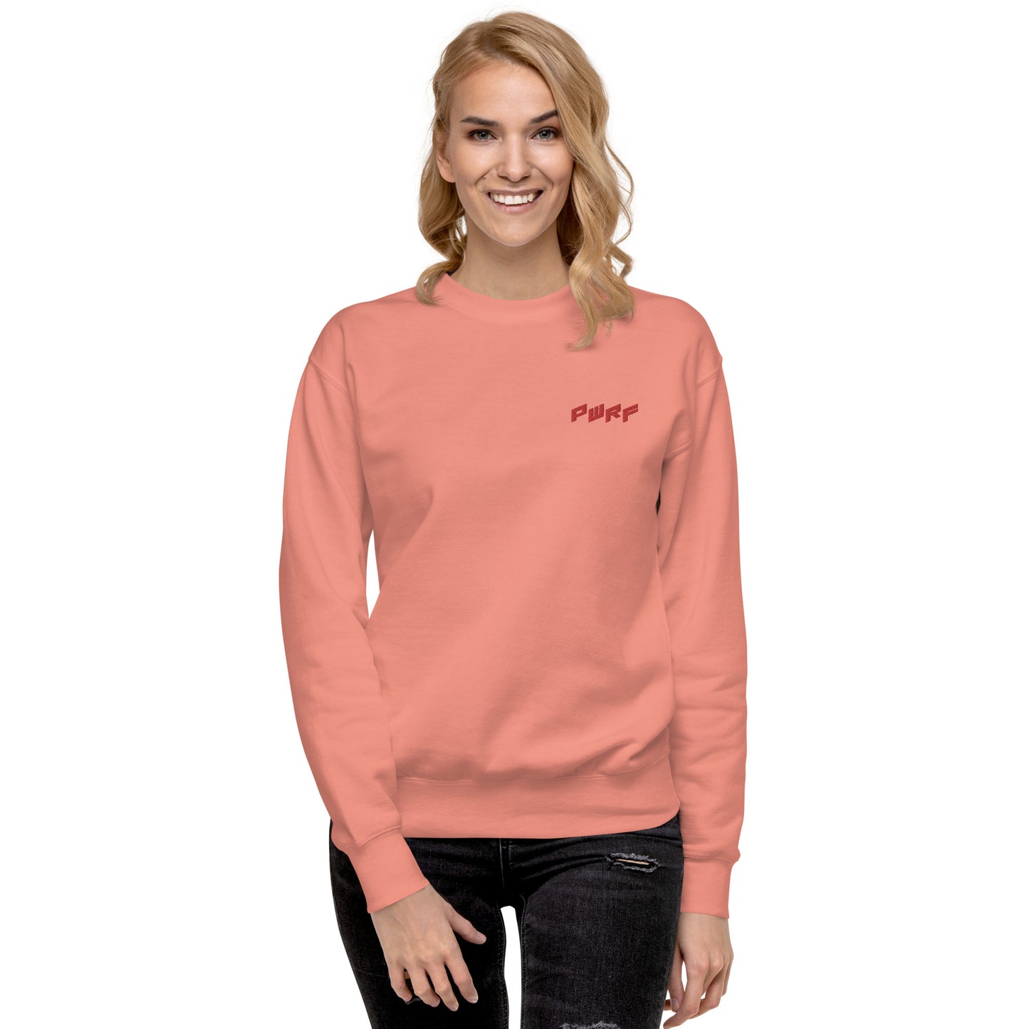 Women's PWRF Red Unisex Premium Sweatshirt