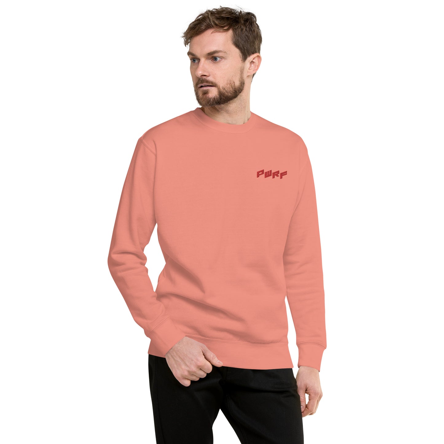 Men's PWRF Red Unisex Premium Sweatshirt