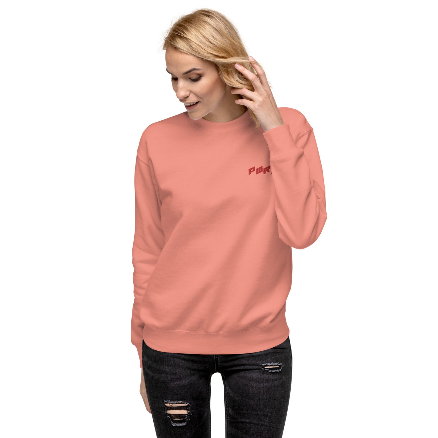 Women's PWRF Red Unisex Premium Sweatshirt