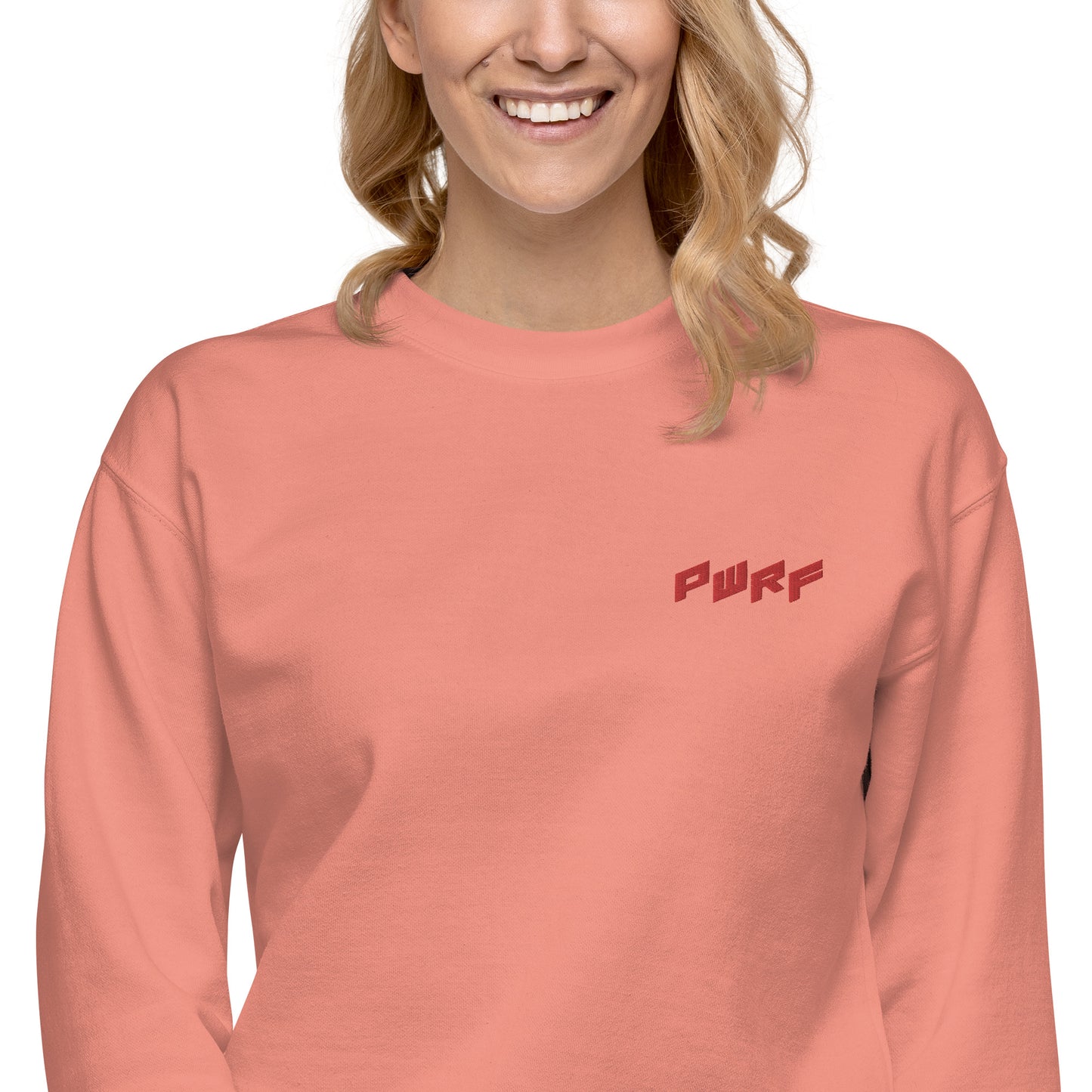 Women's PWRF Red Unisex Premium Sweatshirt