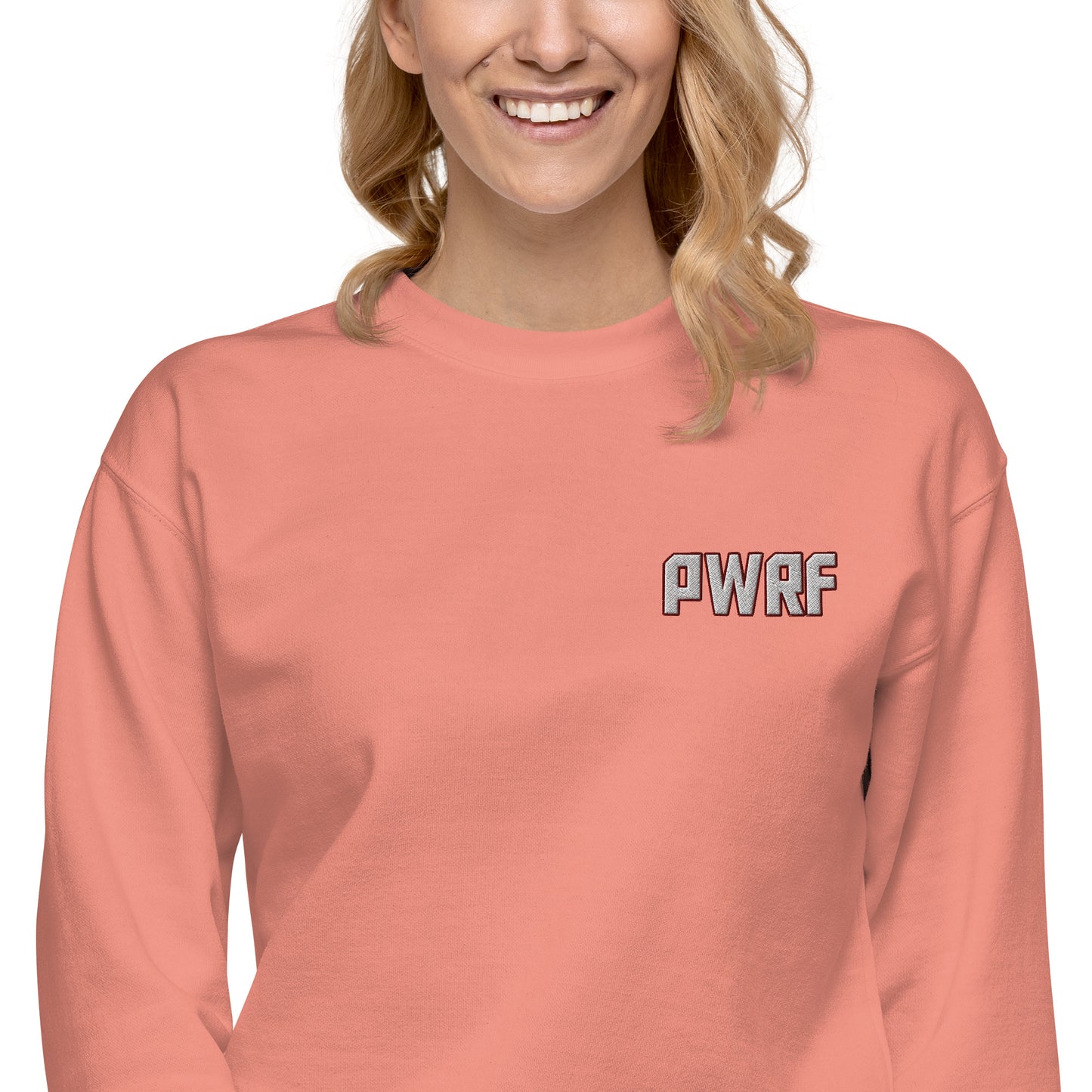 Women's PWRF Left Chest Embroidered Unisex Premium Sweatshirt